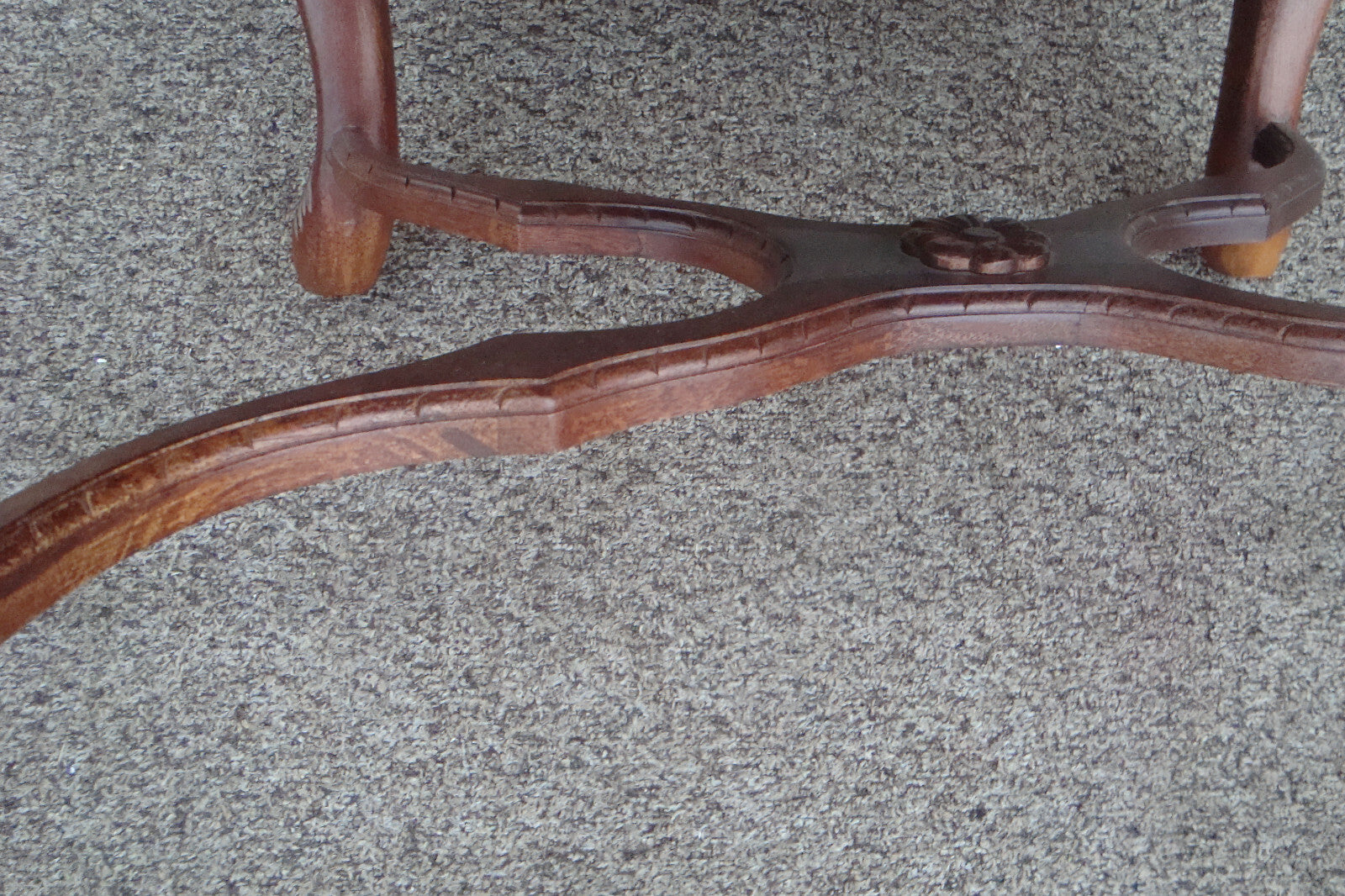 60783  Quality Carved Bergere Armchair Chair