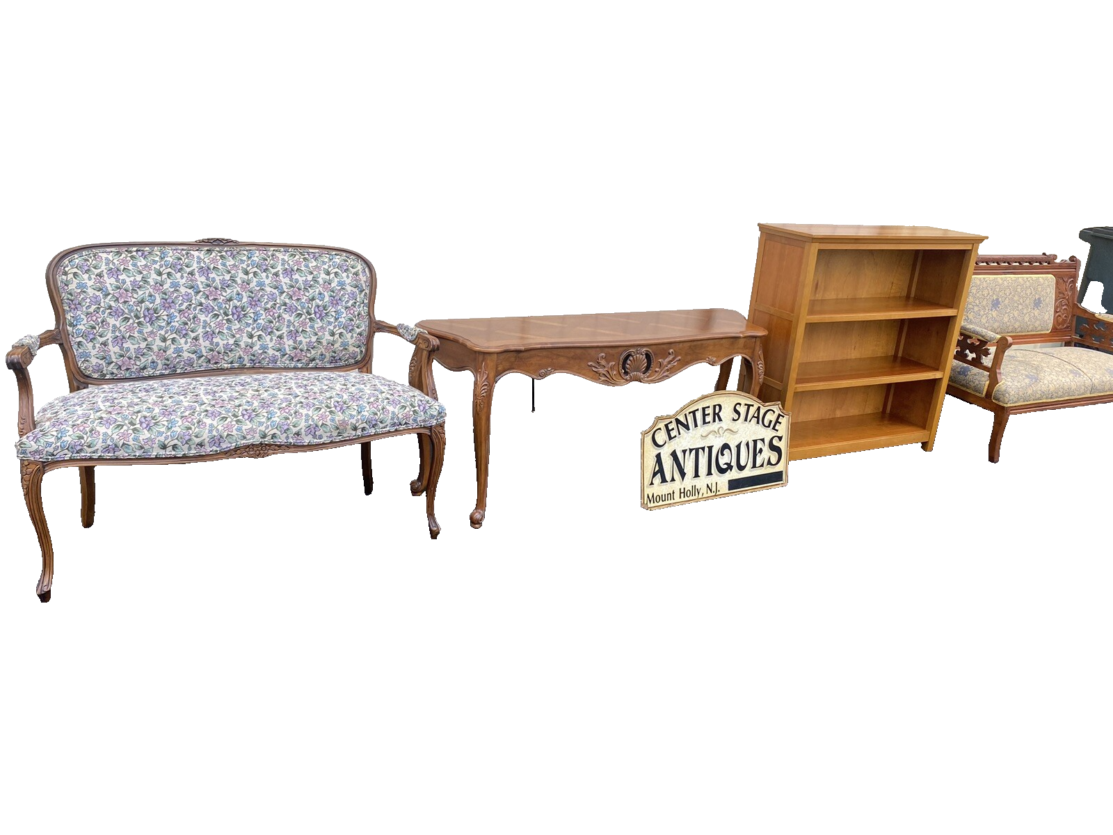 65230 French Country Louis XV Settee Loveseat Couch