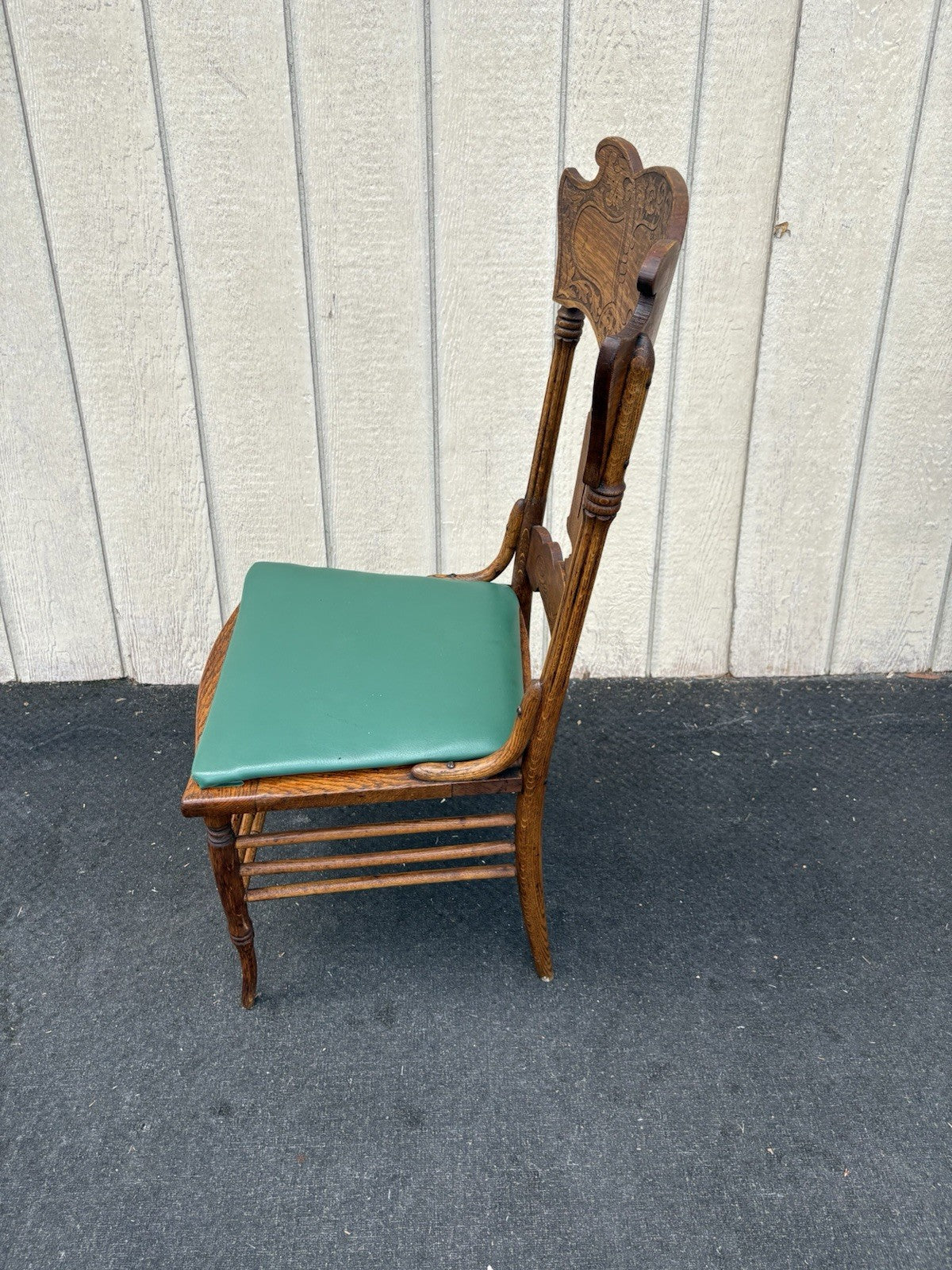 66722 Pair Larkin Furniture Oak Dining Chair s  Chairs