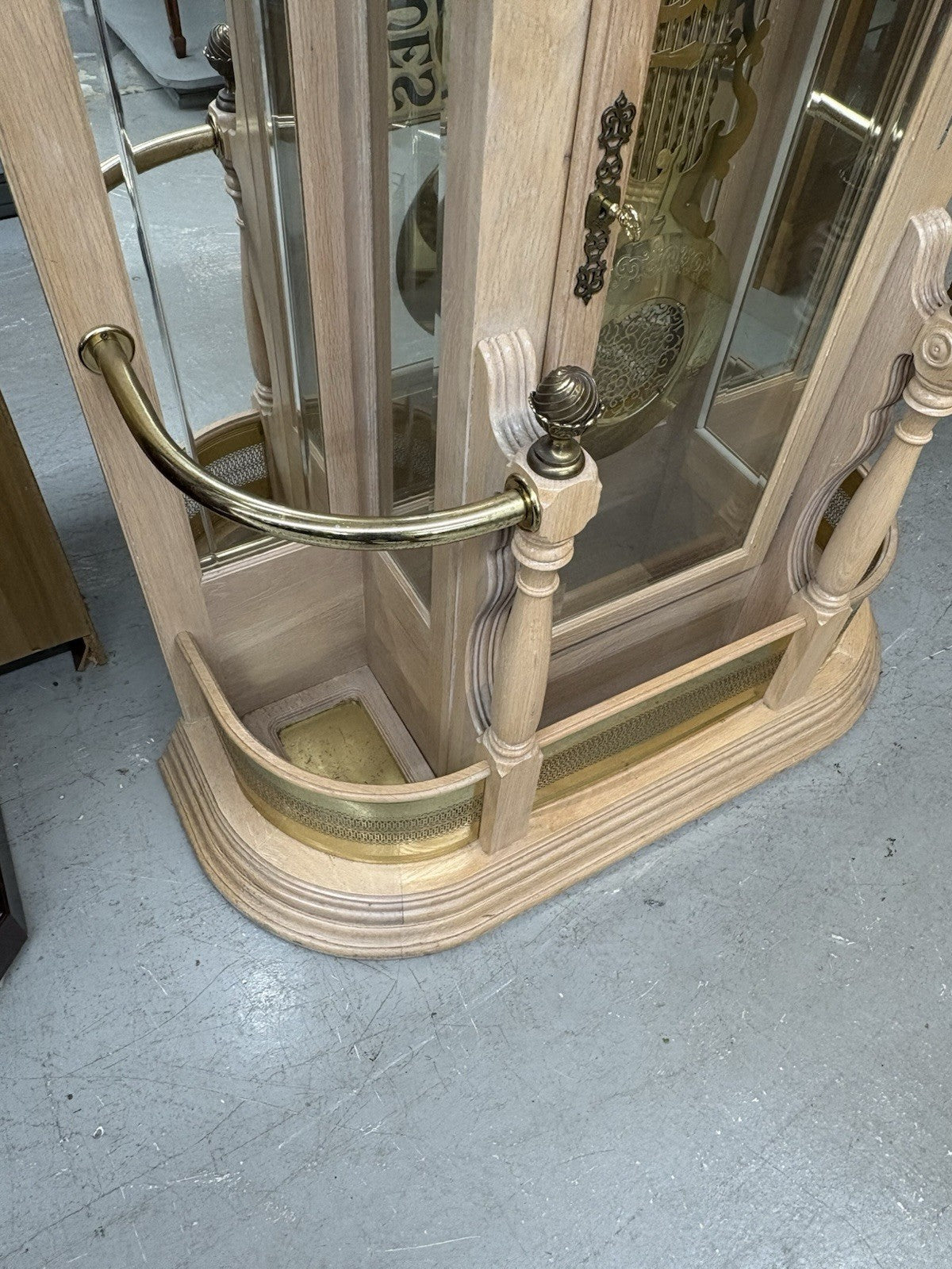 66395   Modern RIDGEWAY Grandfather Clock Hatrack Umbrella Stand