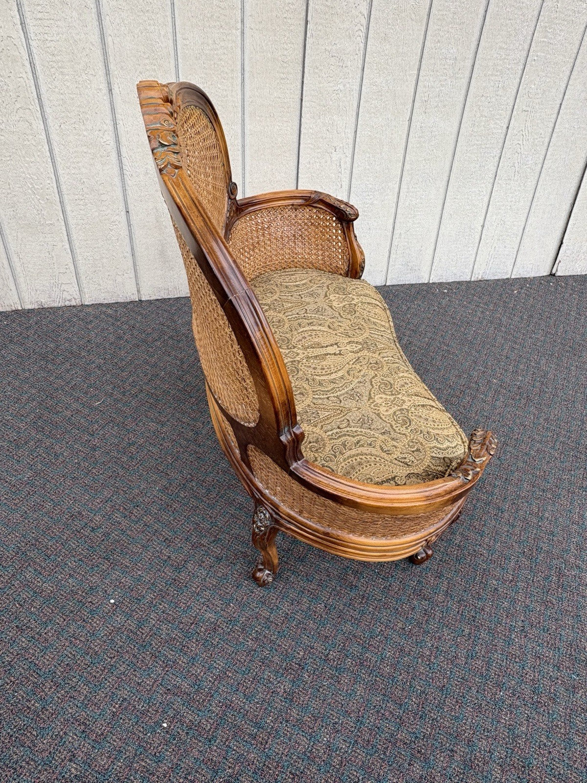 66821  French Country Louis XV Settee Bench Loveseat Chair HORCHOW NEIMAN MARCUS