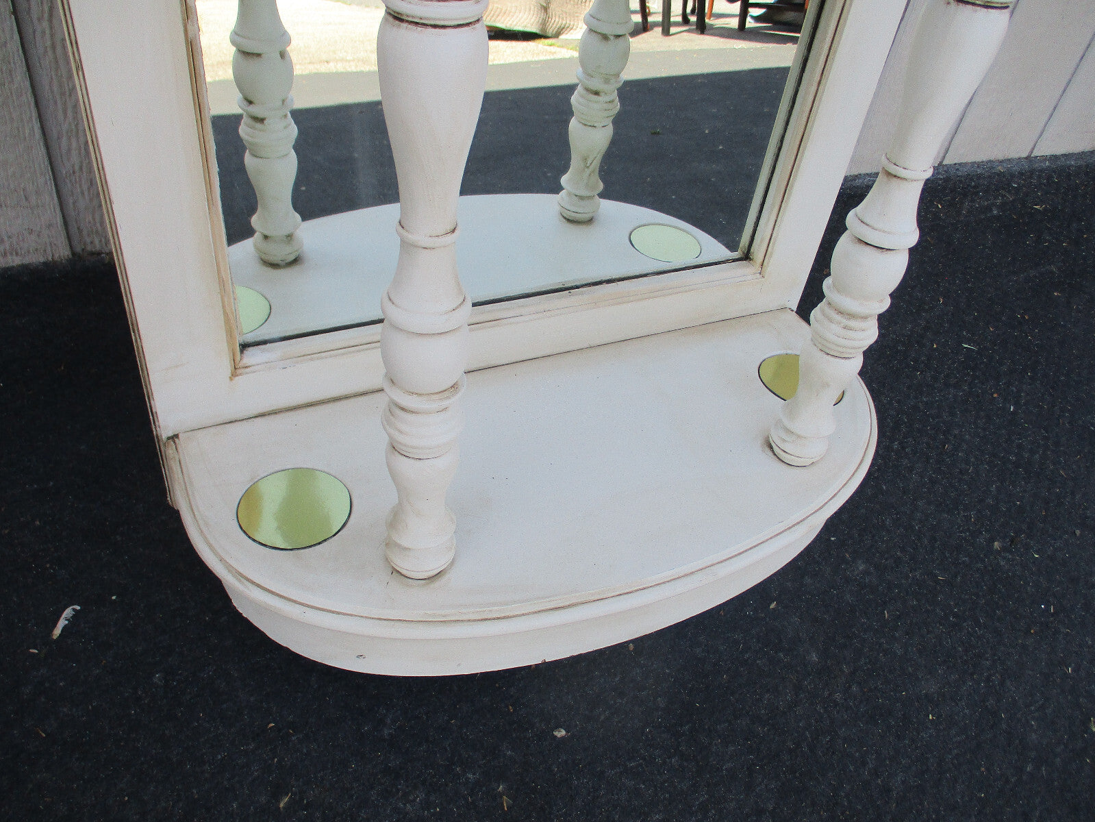 64387 Decorator Hat Rack Hall Mirror 