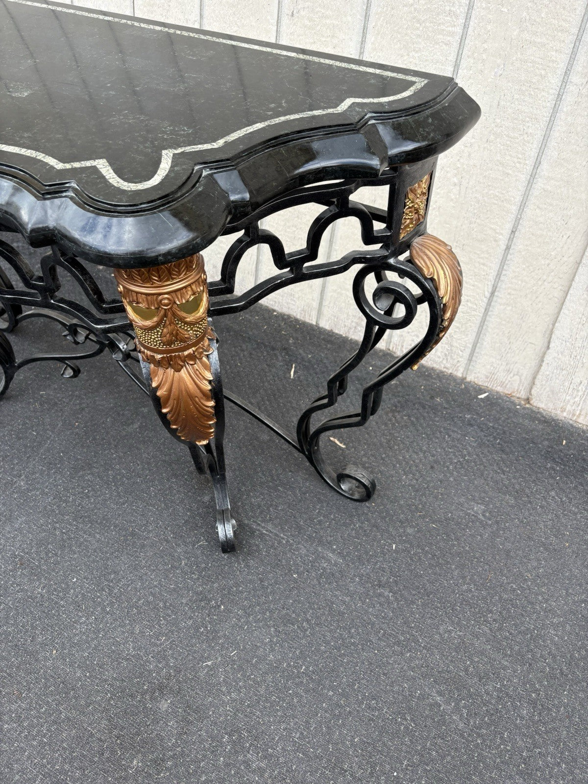 66849    Super Quality Marble Top Console Table Hall Stand Sideboard Server