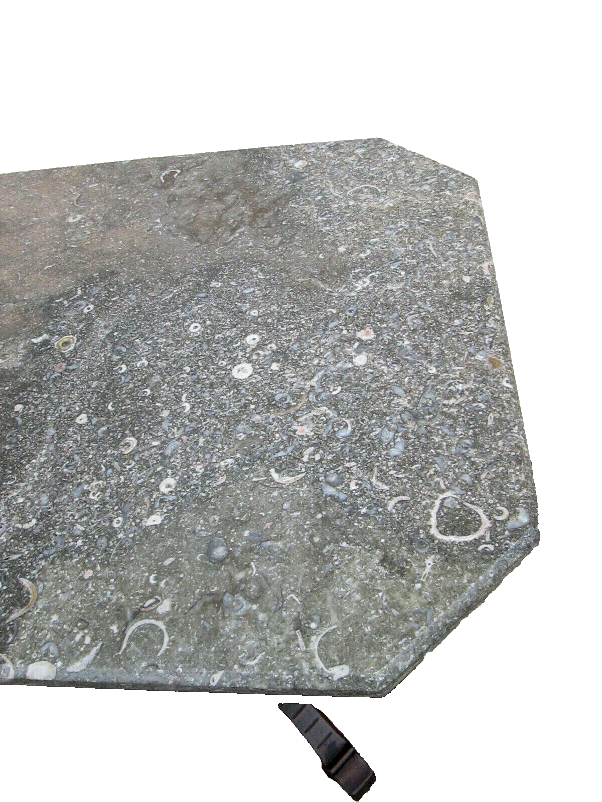 56217   Antique Victorian TENNESSEE Brown  Marble Top Lamp Table Stand