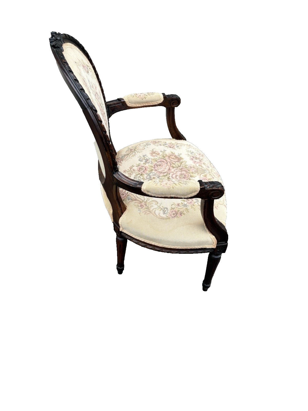 66944 French Country Louis XV Armchair Chair