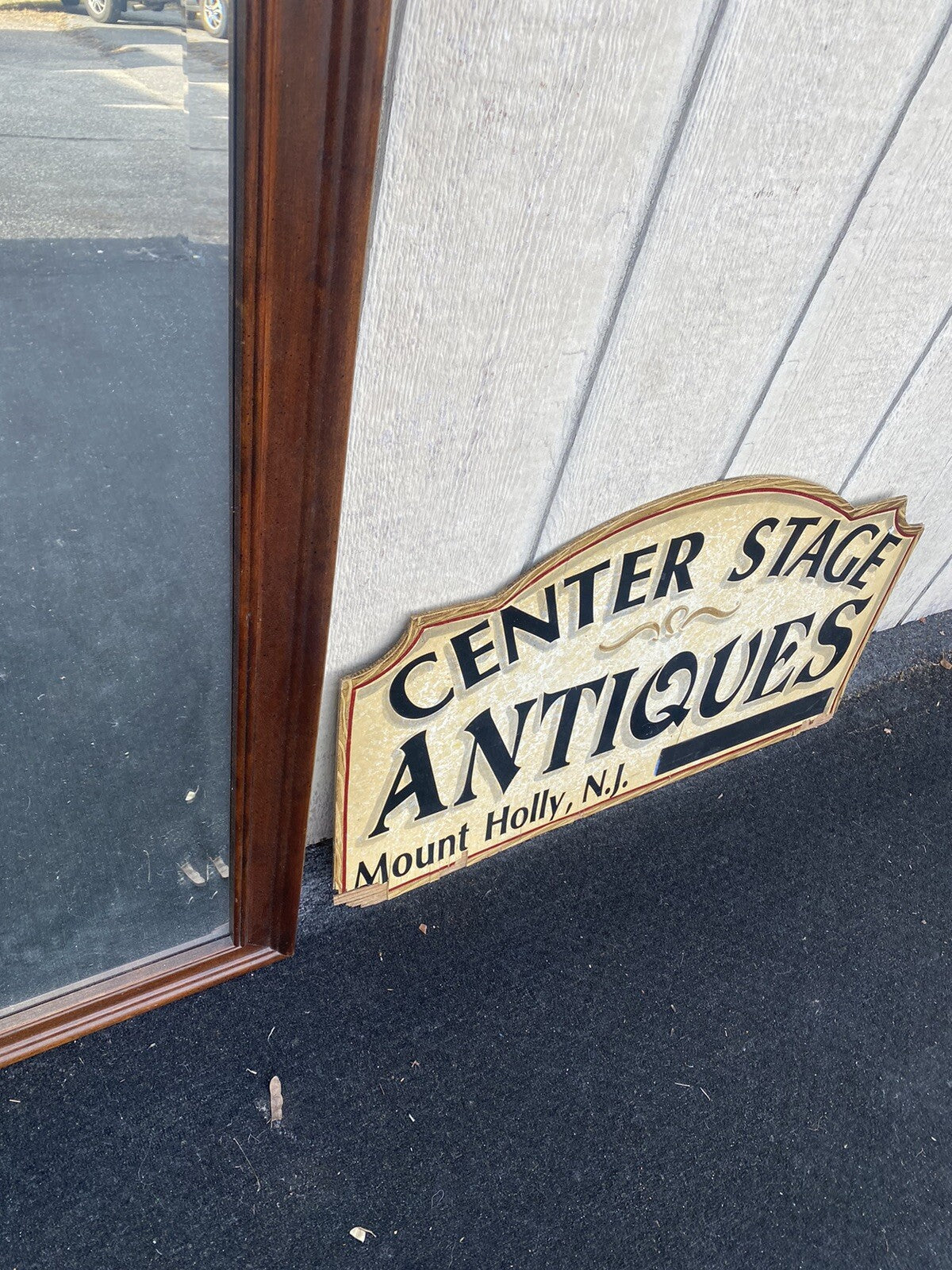 66229  Solid Cherry Chippendale Beveled Wall  Mirror   (ES)