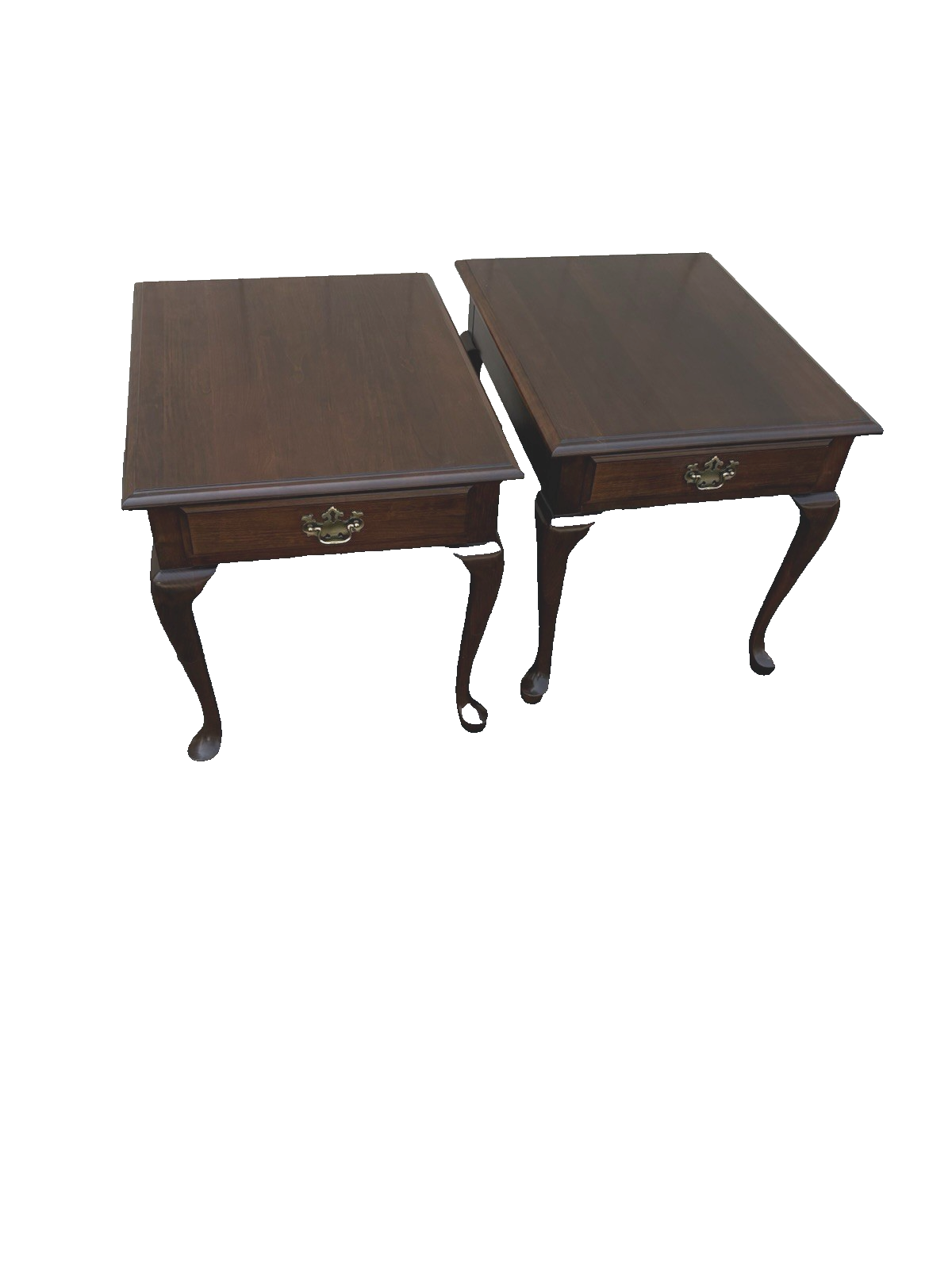 66475 Pair PENNSYLVANIA HOUSE Queen Anne Lamp Table Stand s