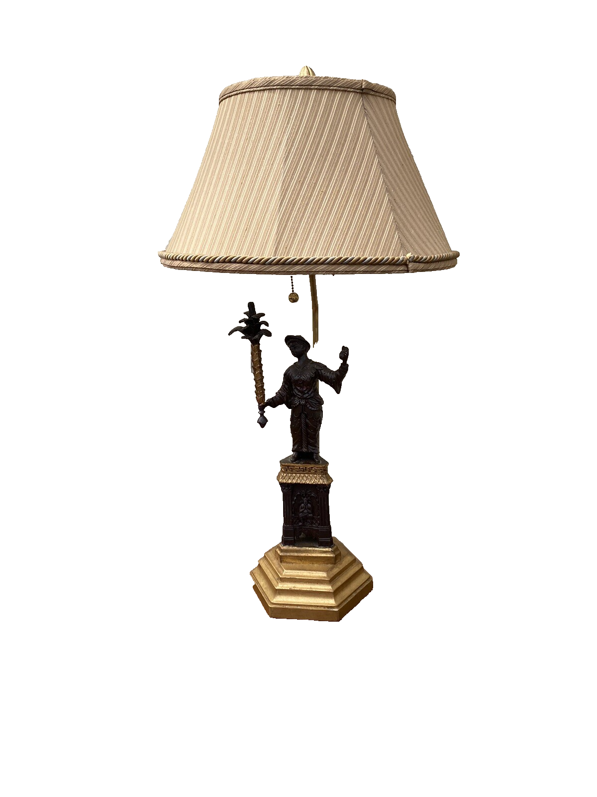 65280 QUALITY Figural Table Lamp with Shade
