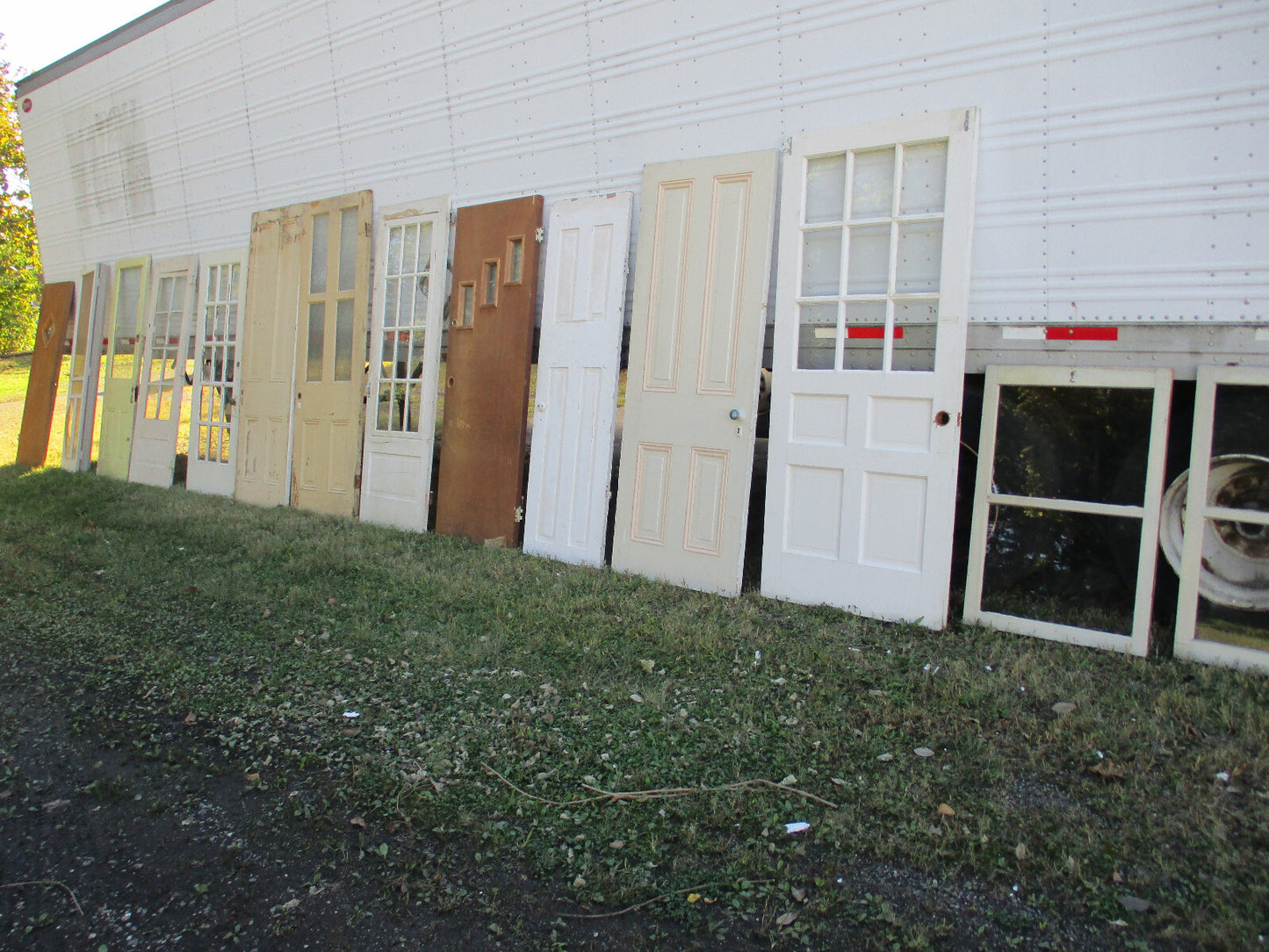 Door 02:     Antique Victorian Solid Wood Door  32 1/4" W  x 80"H