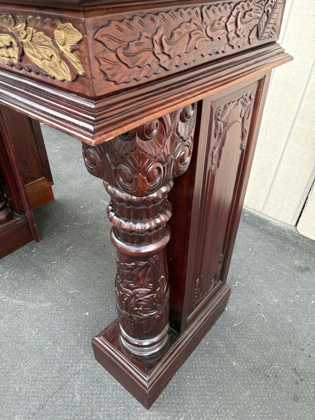 00001 Solid Mahogany Fireplace Mantle