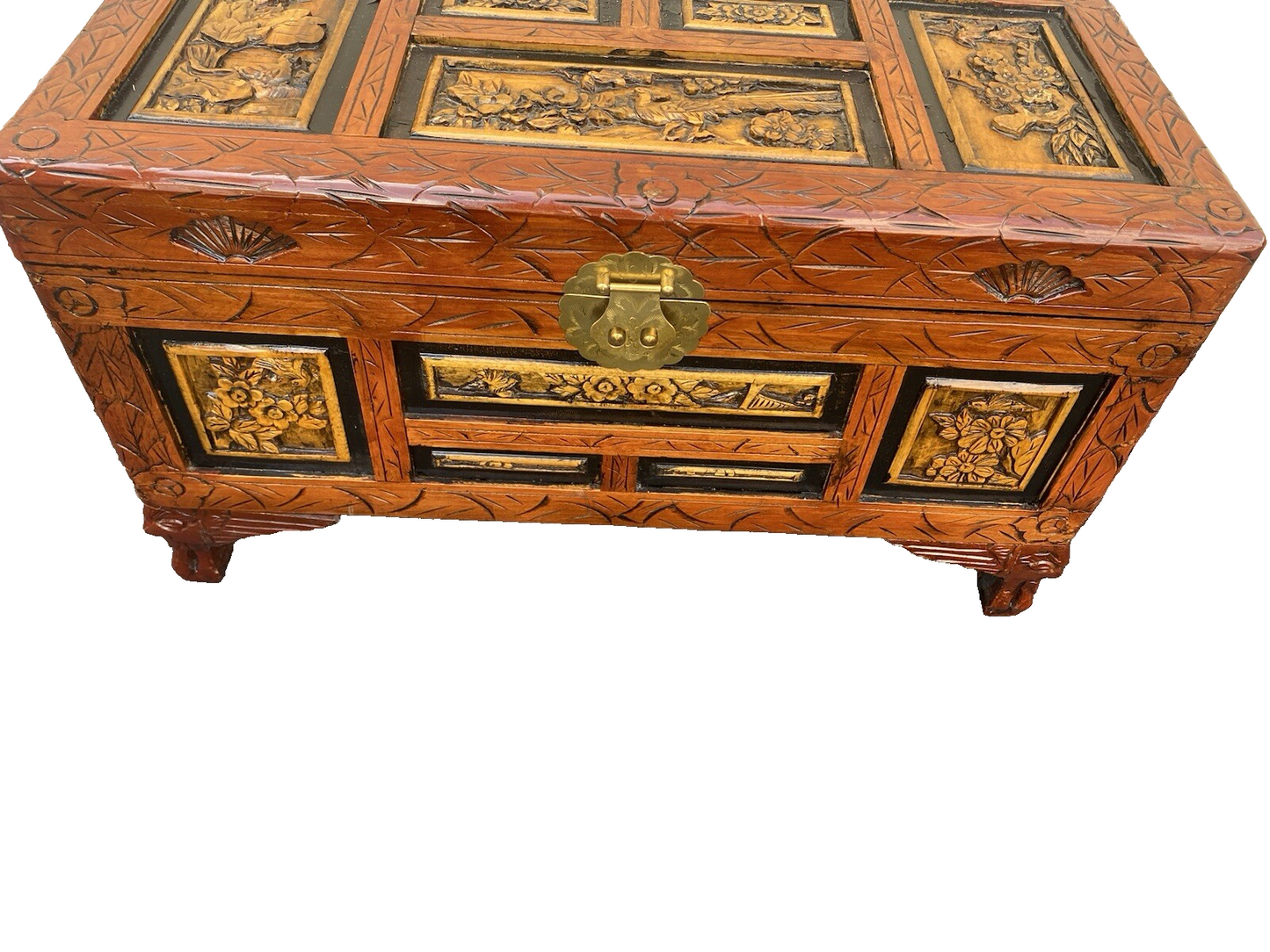 65684 Oriental Storage Blanket  Chest Trunk Cabinet