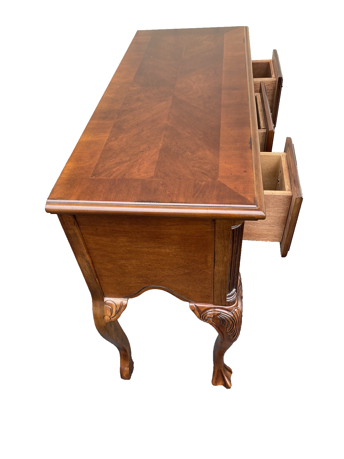 64851 Claw Foot Sideboard Server Console Cabinet