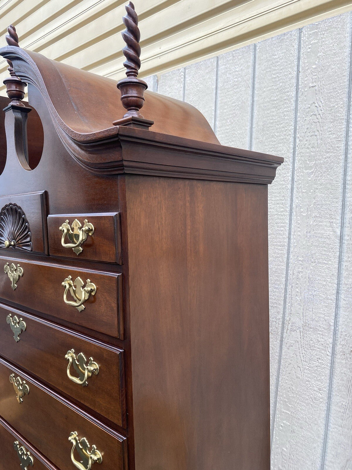 65840  COUNCILL Furniture Mahogany  High Boy Dresser Chest