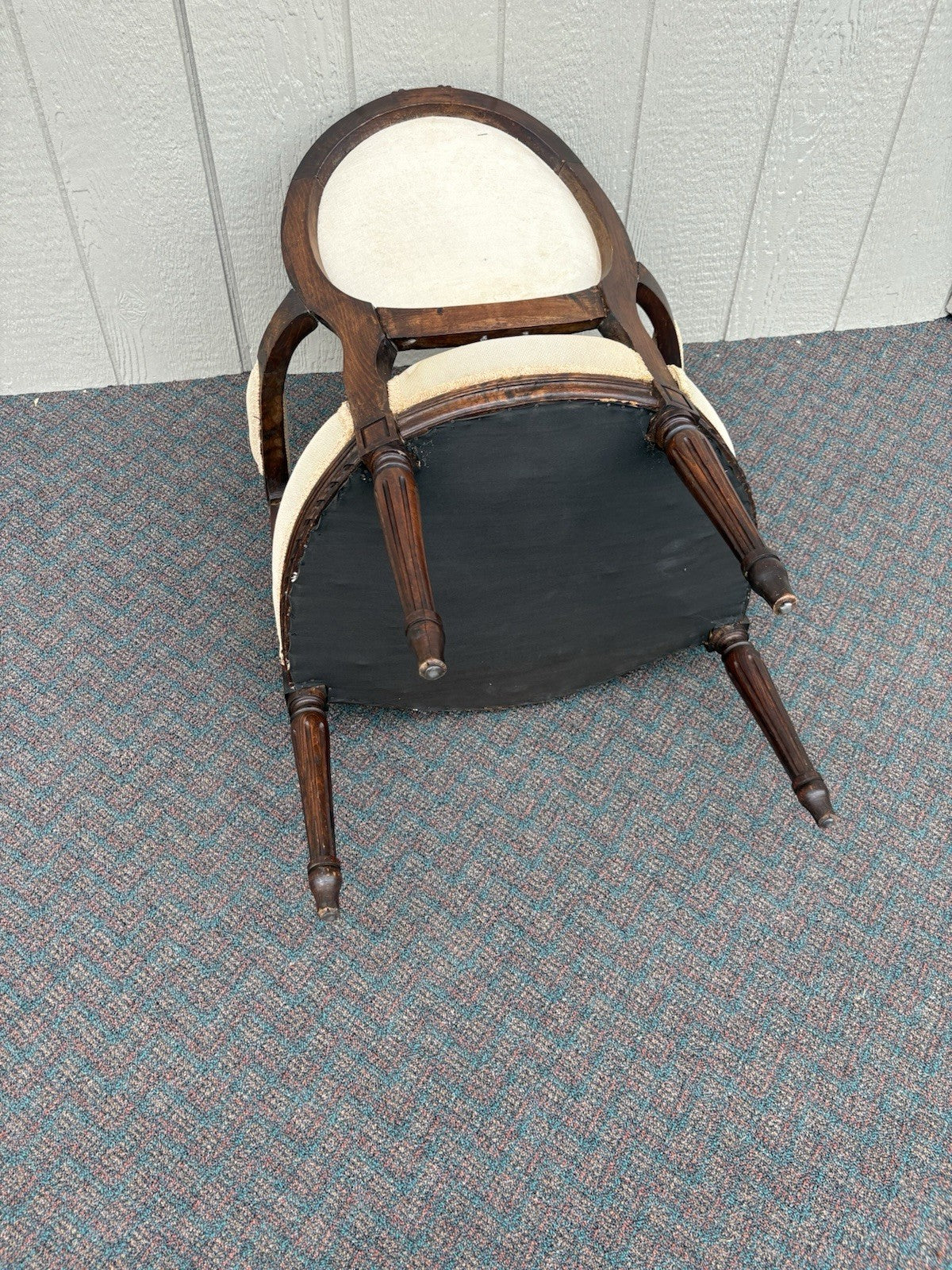 66944 French Country Louis XV Armchair Chair