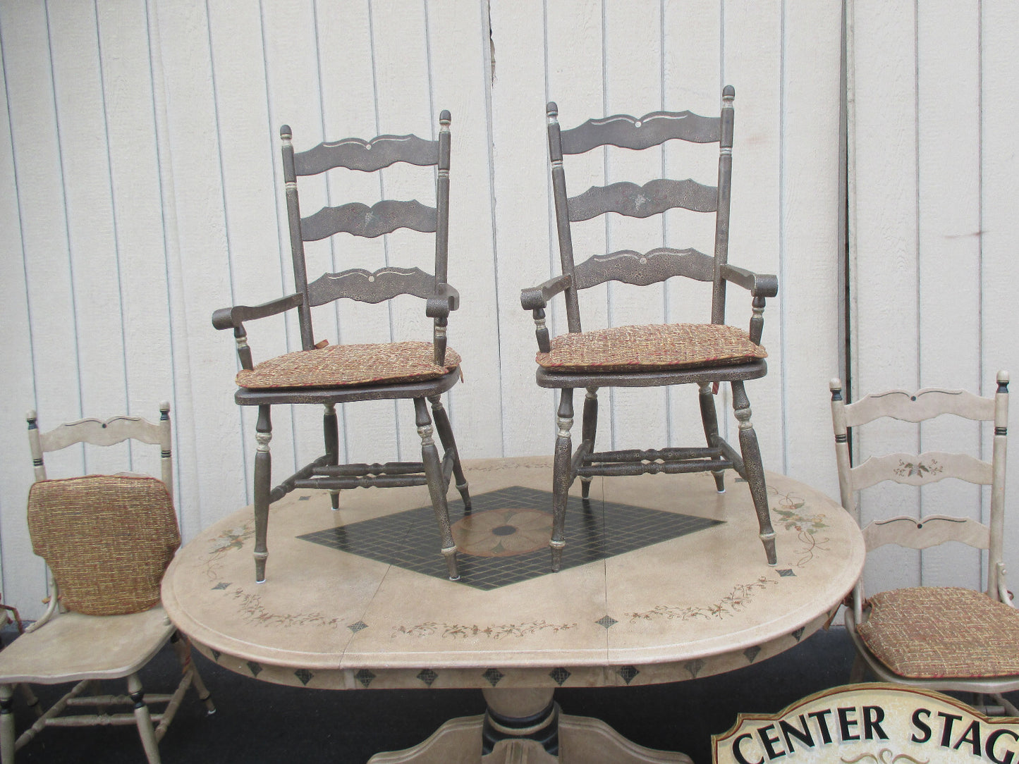 64059   Decorator Dining Table with 6 Chairs