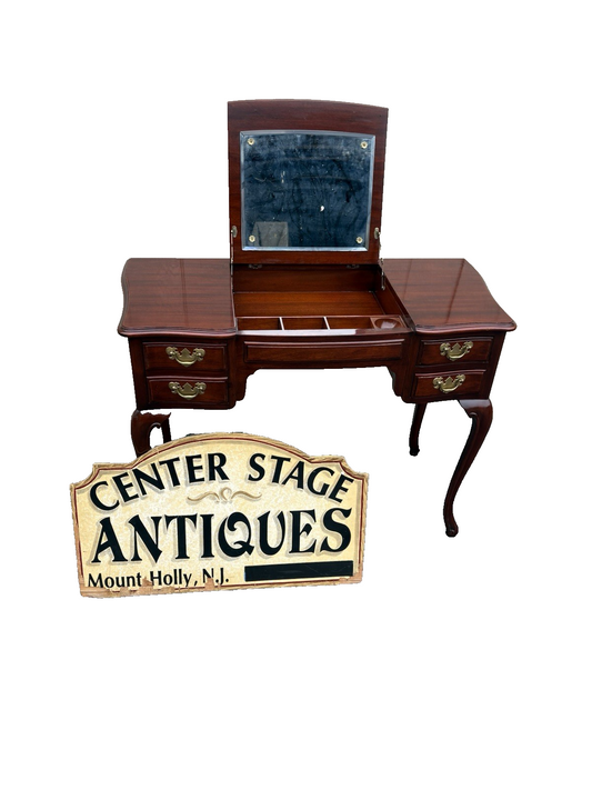 67068 WIDDICOMB Vanity Desk with Storage and Mirror