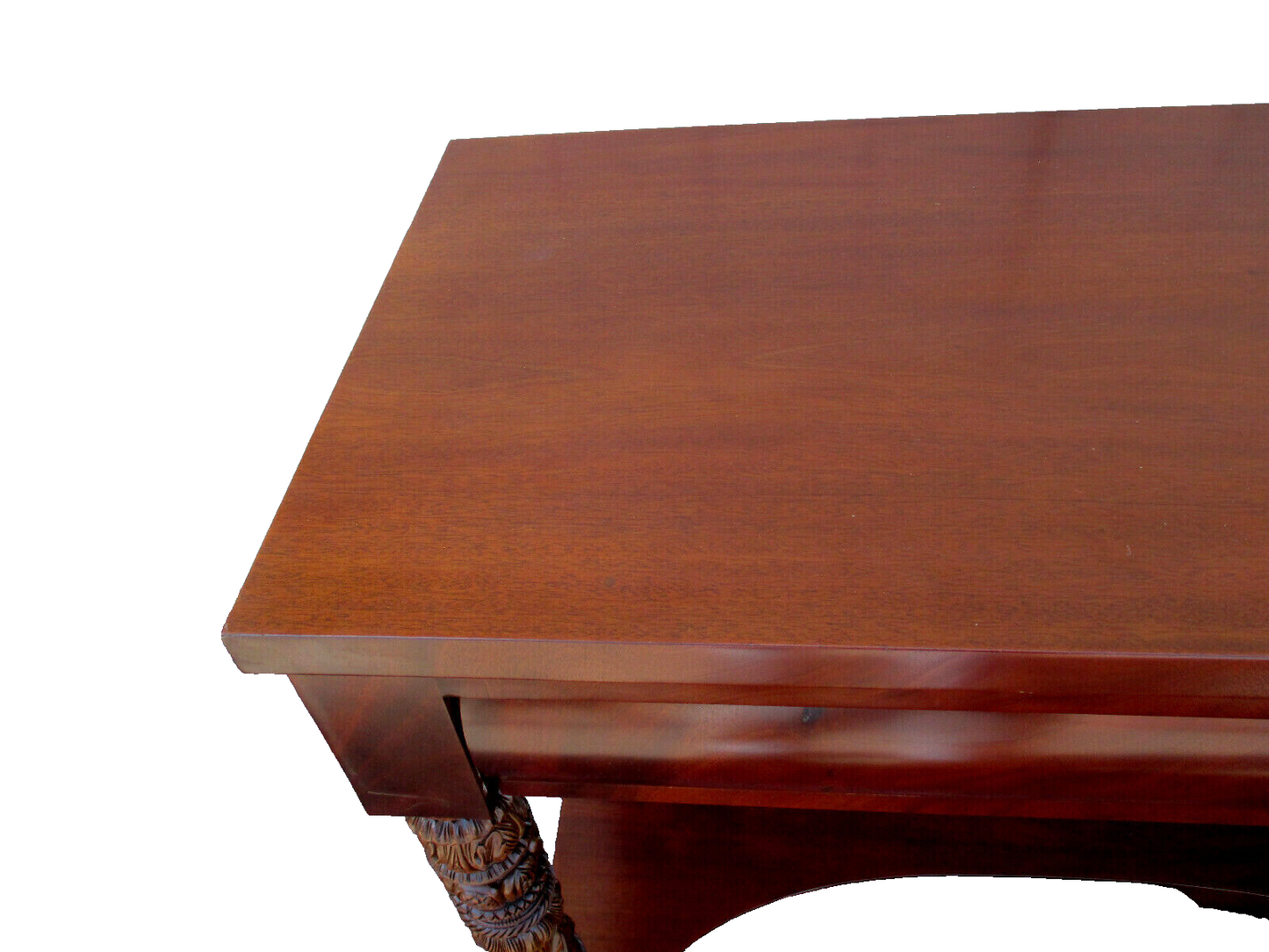 63725   Antique Empire Buffet Sideboard Server Console Cabinet