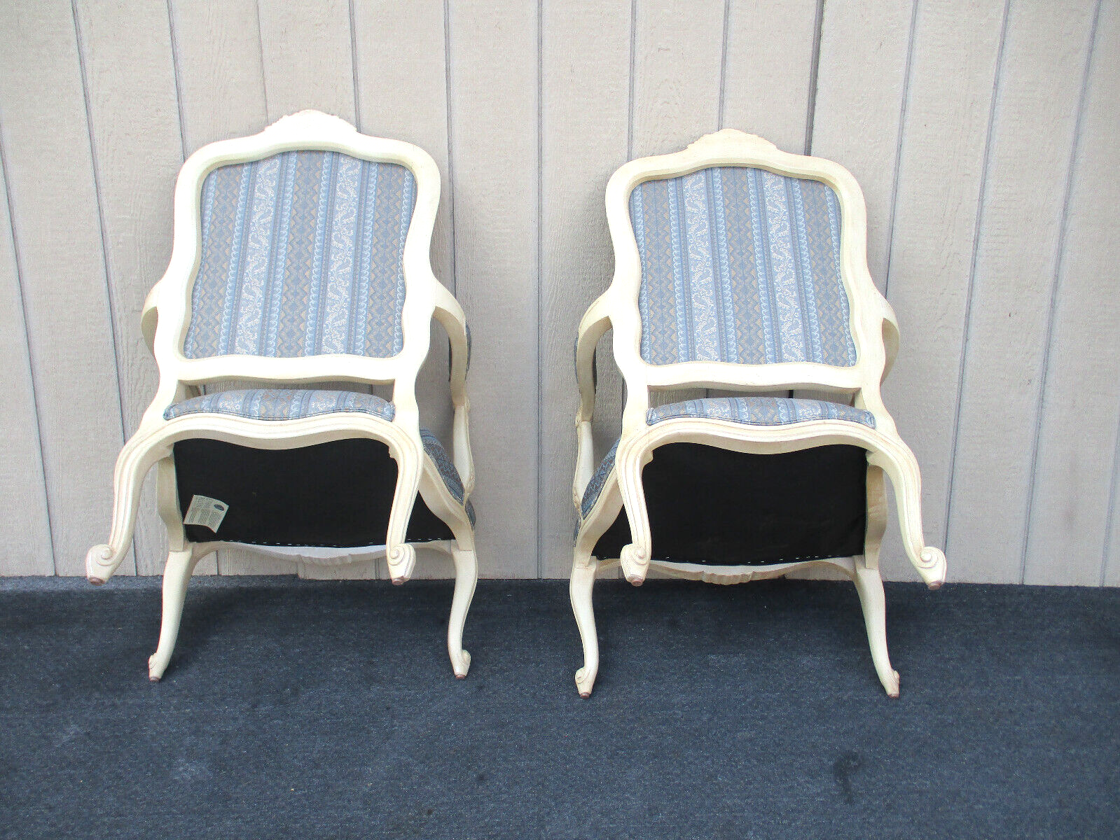 63502  Pair ETHAN ALLEN Bergere Armchair Chairs