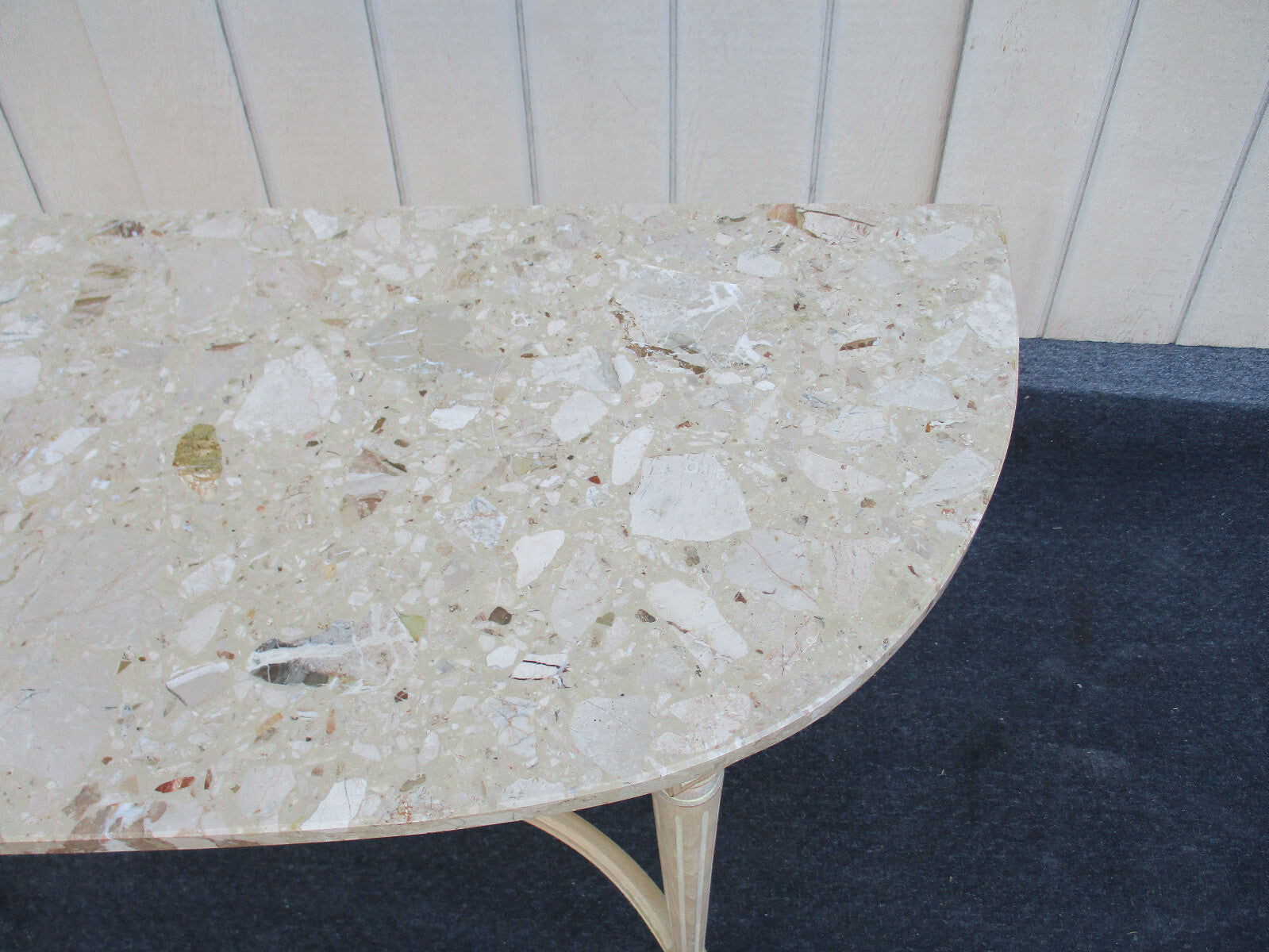 63808 Decorator Marble Top Sideboard Server Table 