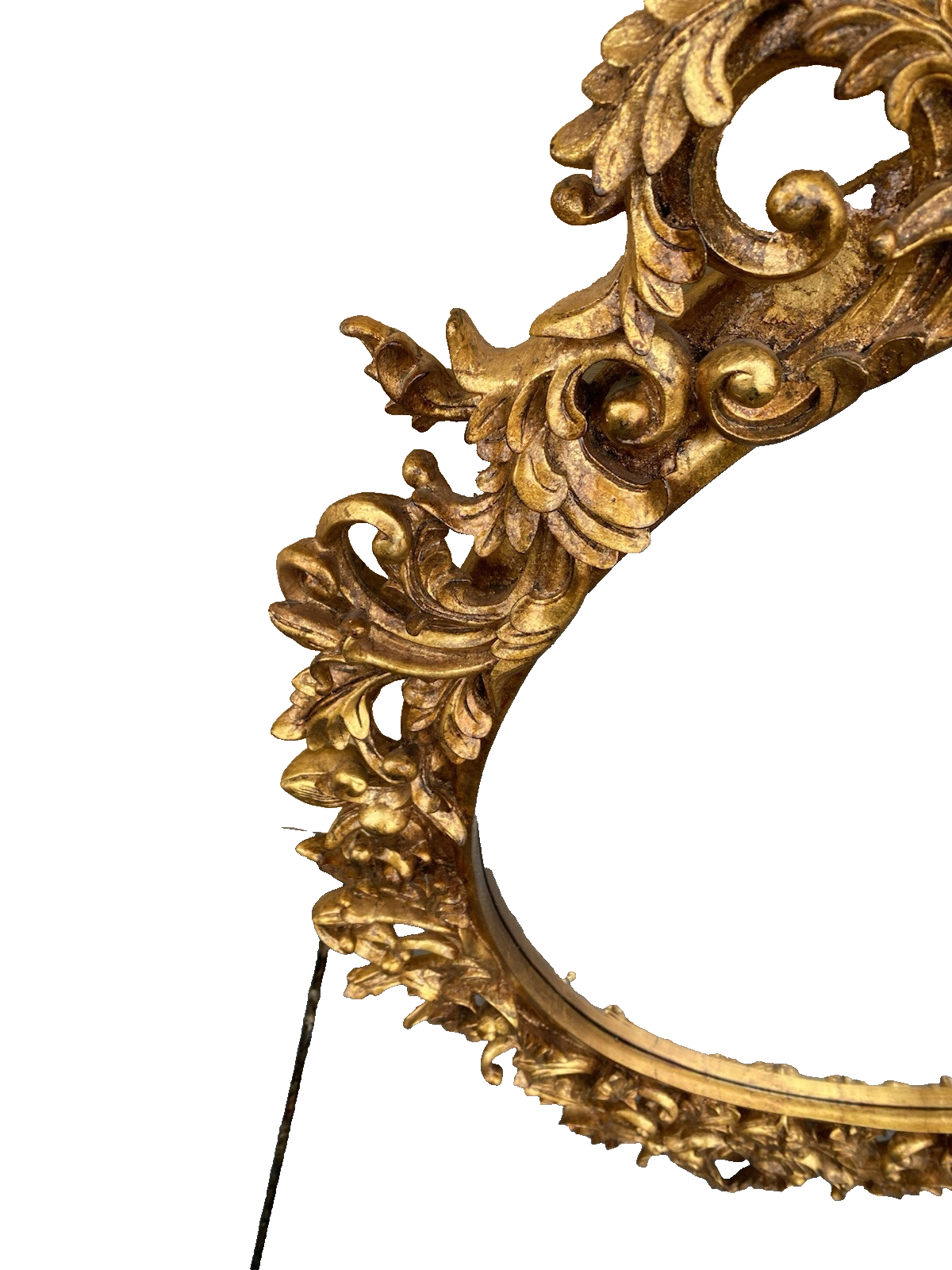 66437 Gold Beveled Decorator Mirror