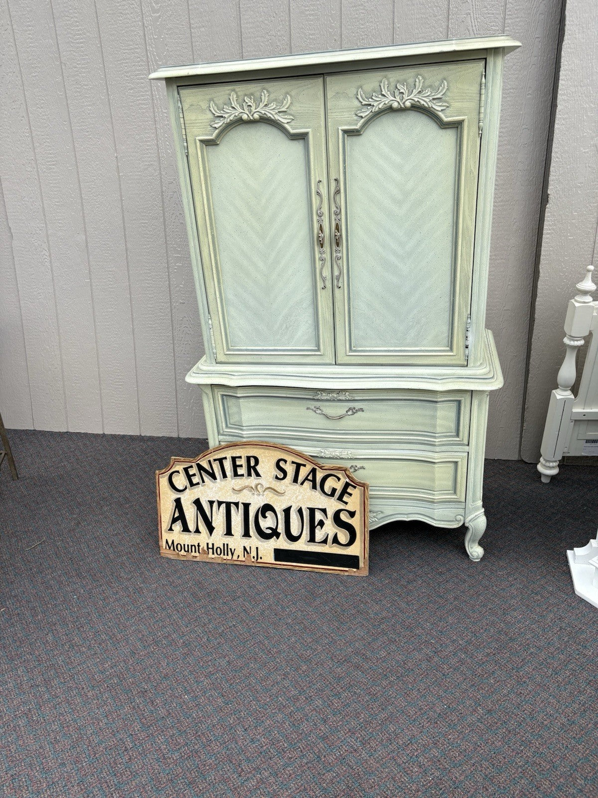 00001 French Provincial STANLEY Furniture  High Chest Dresser Chifferobe