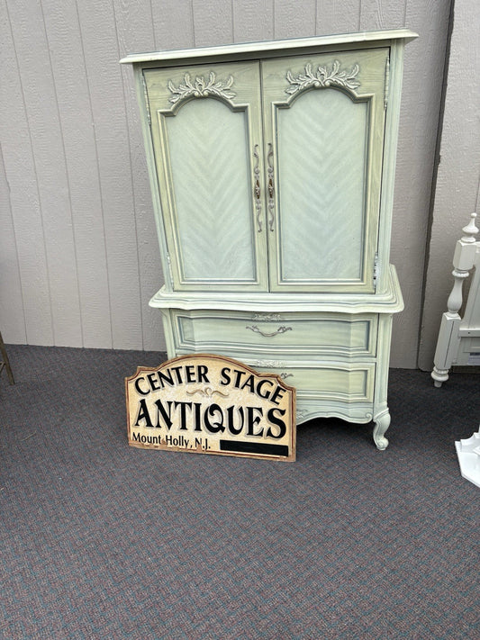 00001 French Provincial STANLEY Furniture  High Chest Dresser Chifferobe