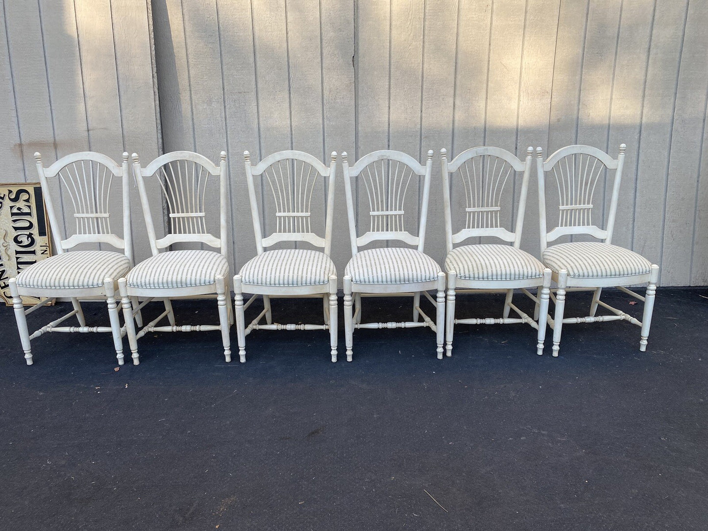 66362   Set 6 Ethan Allen Modern Dining Chair s