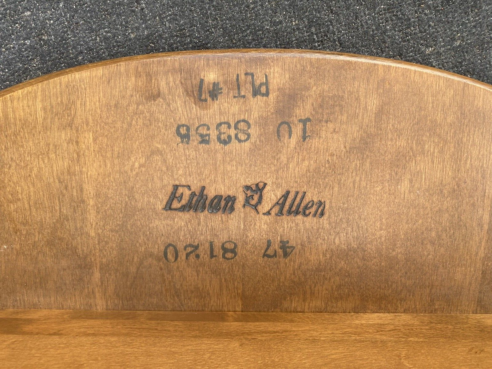 65793 ETHAN ALLEN Maple Dropside Lamp Table Stand