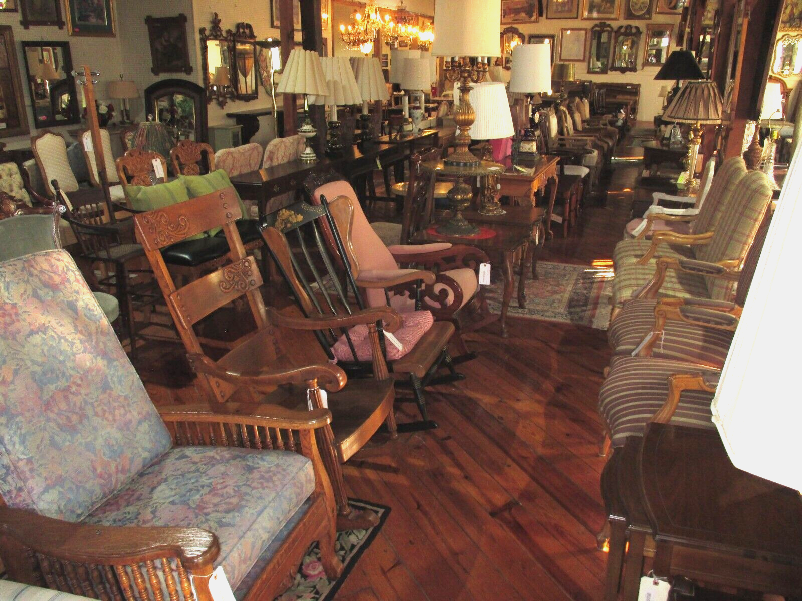 63998 Davis Furniture Inlaid Cherry Slantfront Desk