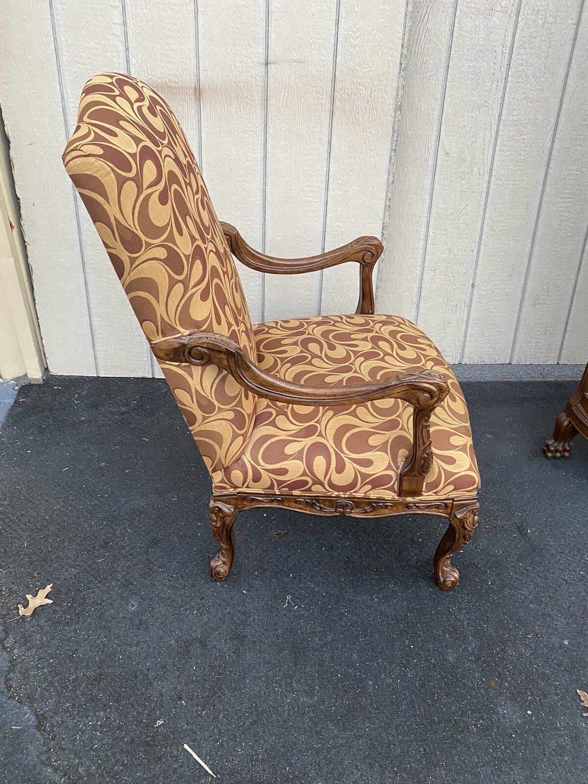 66070   Fancy Carved Armchair Chair BEST CHAIRS