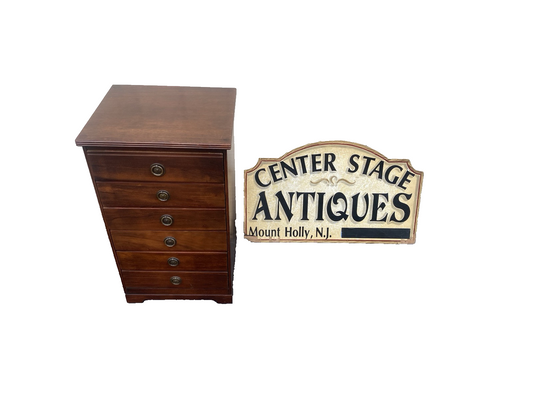 66428 Mahogany Sheet Music Cabinet Chest