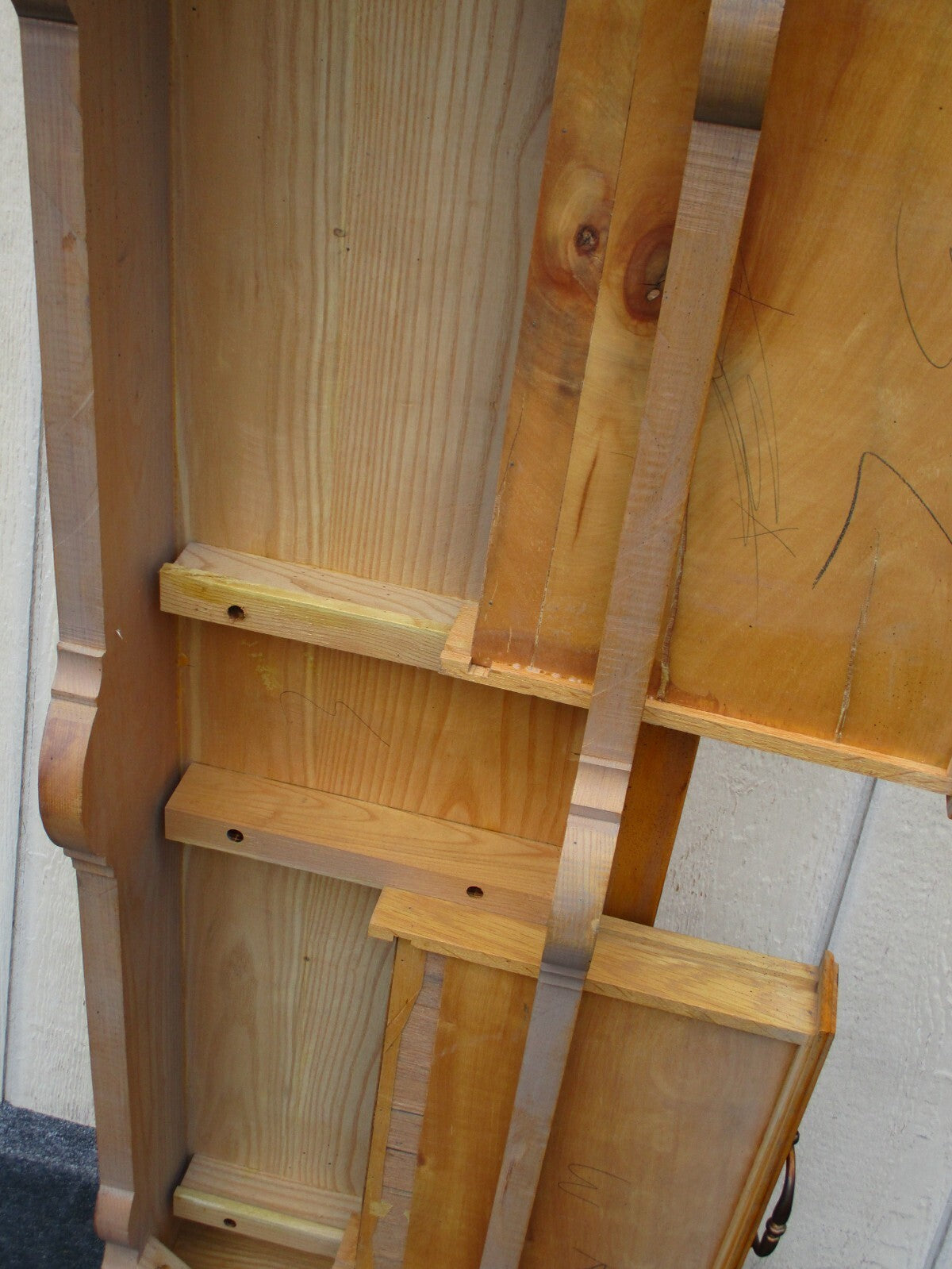 63695  Oak Console Table Server Sideboard