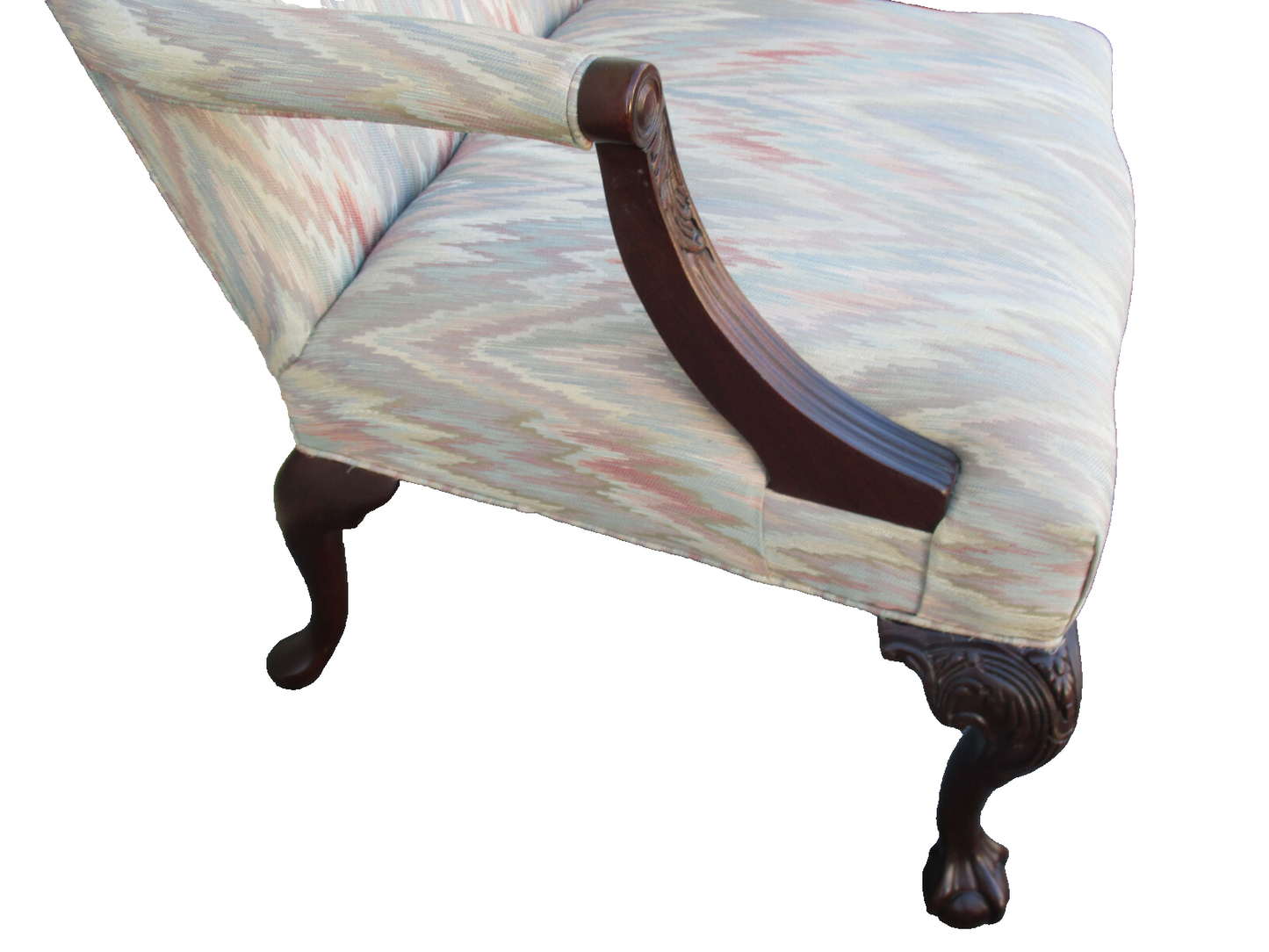 62465 Pair SHERRILL Furniture Chippendale  Armchair Chairs