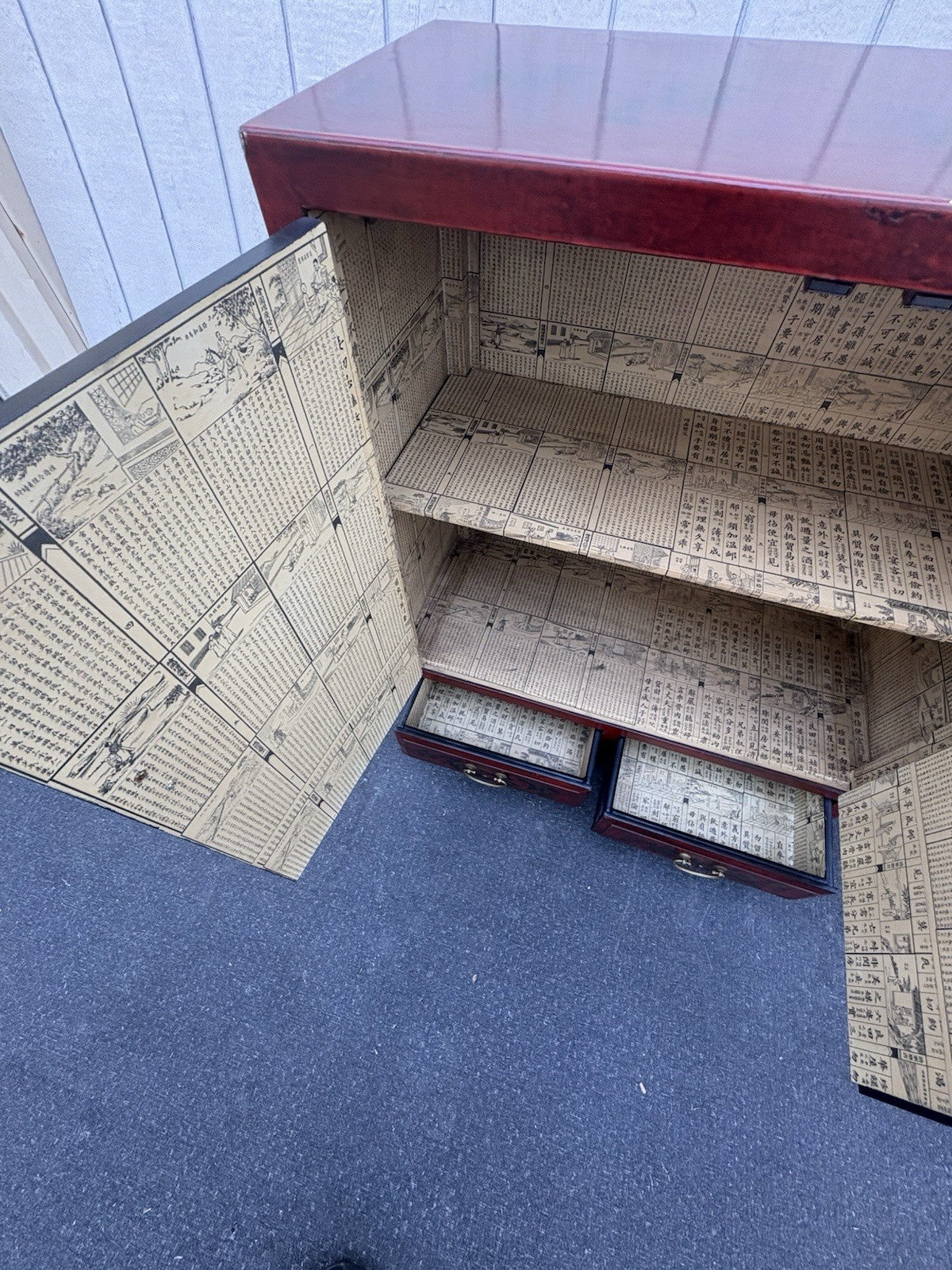 66697   Oriental Storage Cabinet Chest