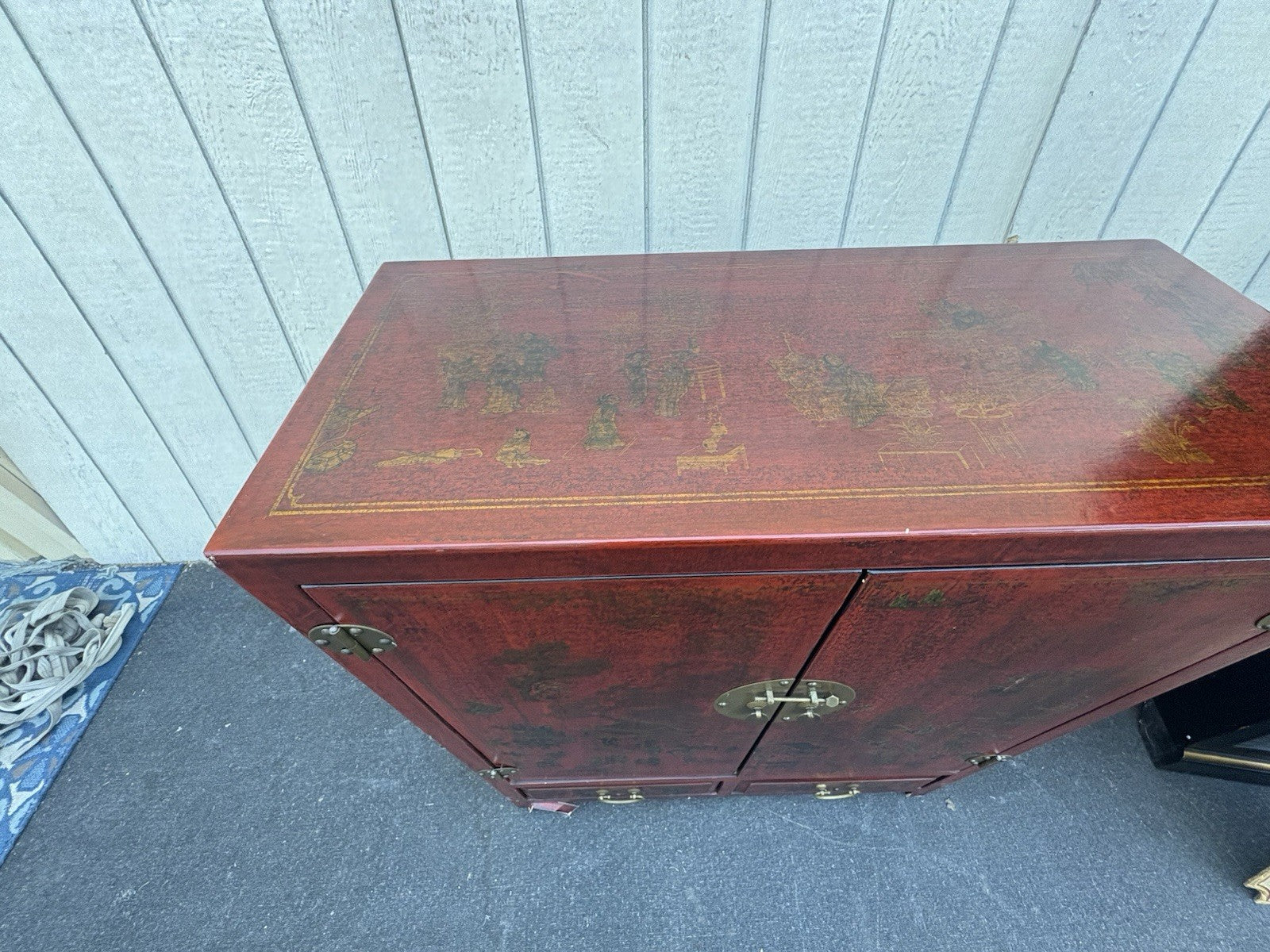 66697   Oriental Storage Cabinet Chest