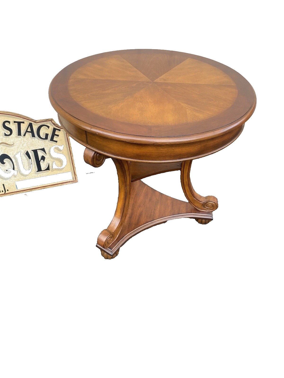 64955 Round Lamp Table Stand
