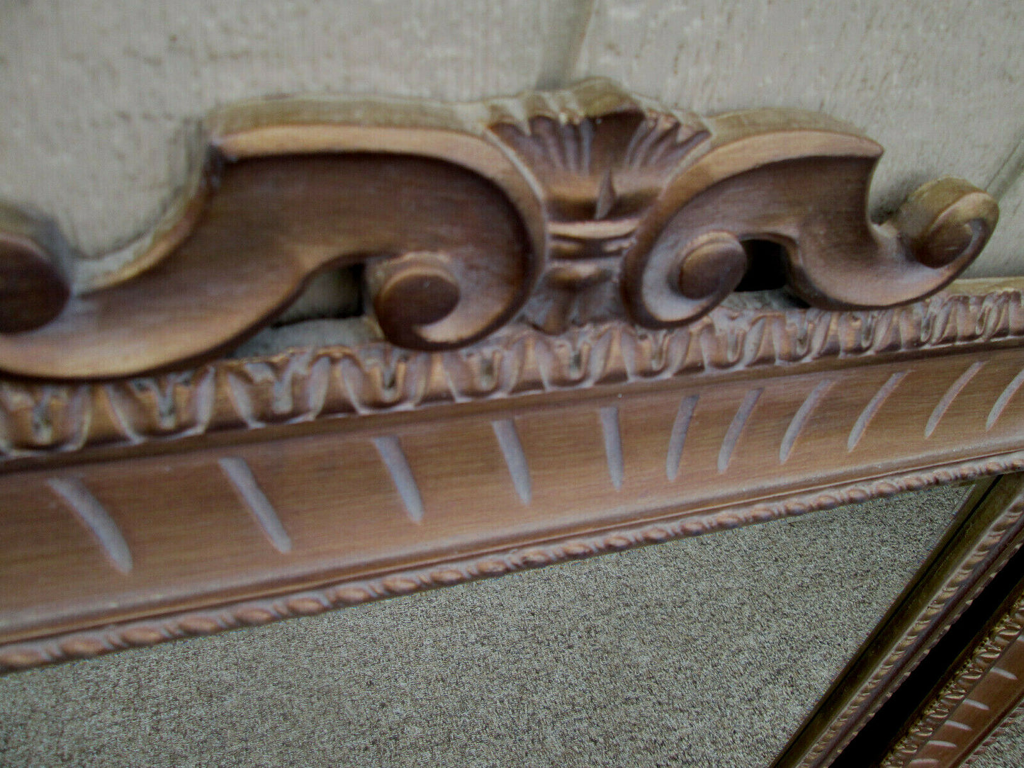 54901 PAIR of  Gold Decorator Beveled Mirrors