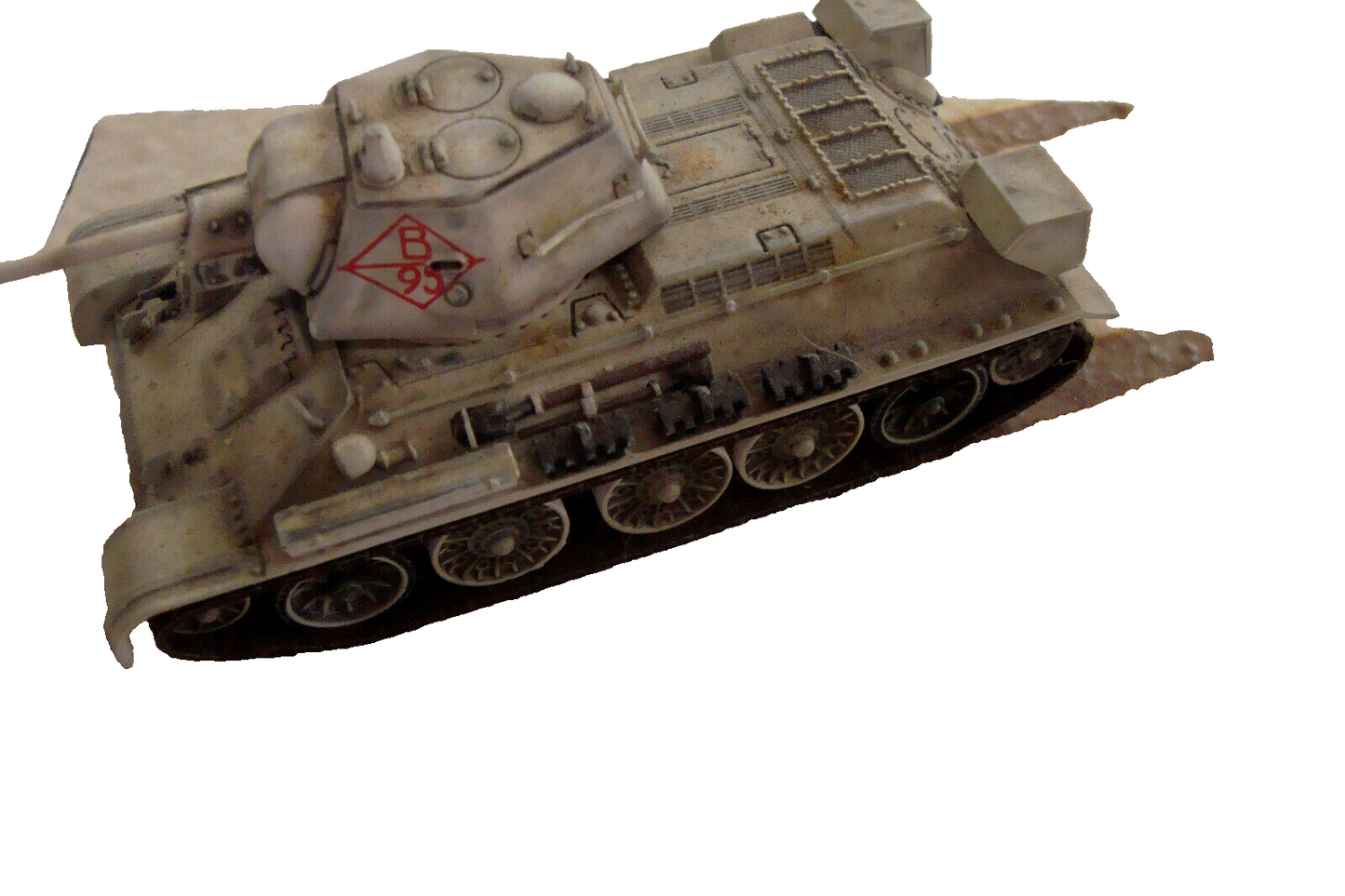 ES35: Pair of Dragon Armor Model WWII Collectibles Military Tanks w/display Base