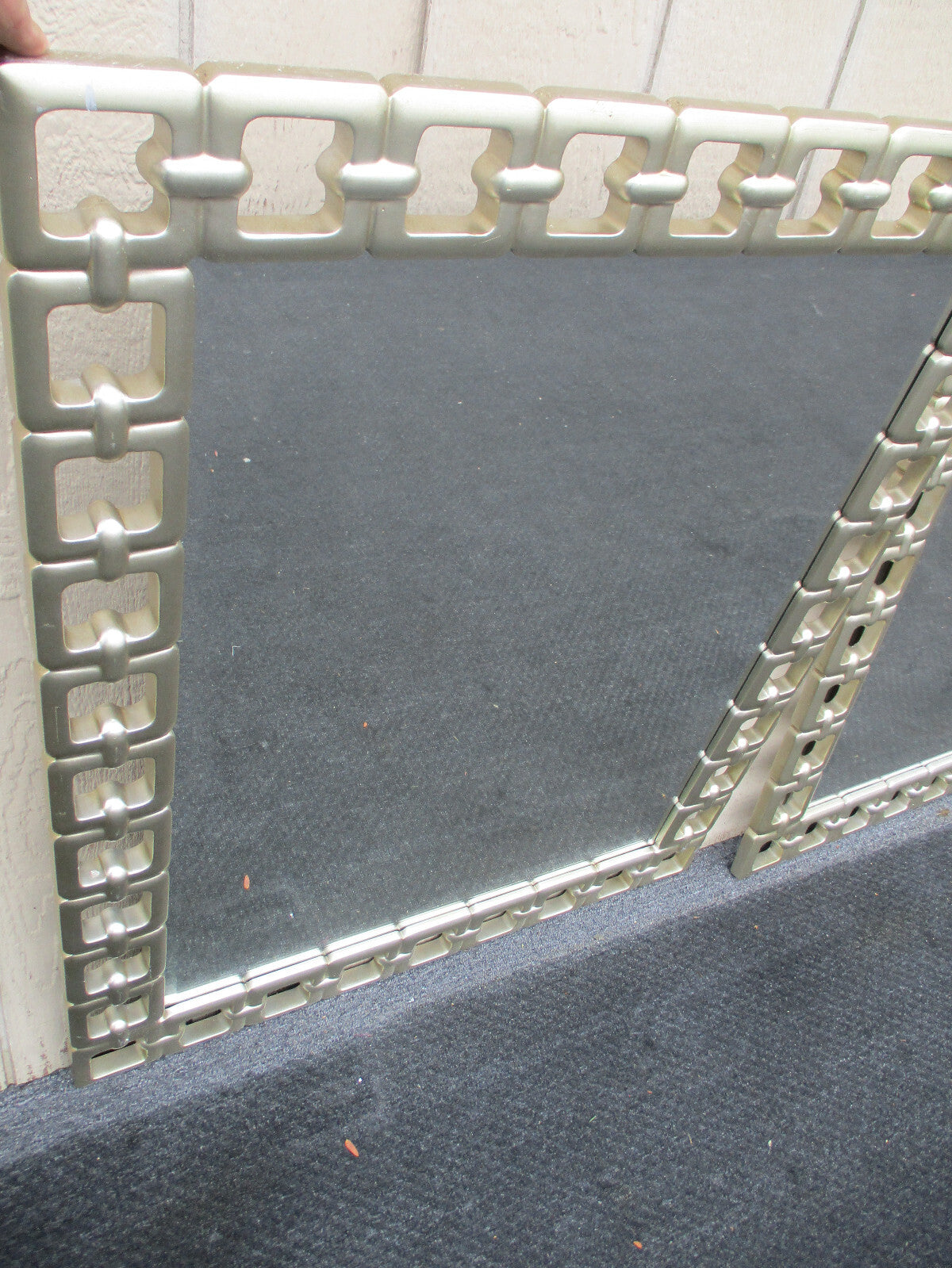 63843 PAIR  Decorator Silver Modern Mirrors Mirror s