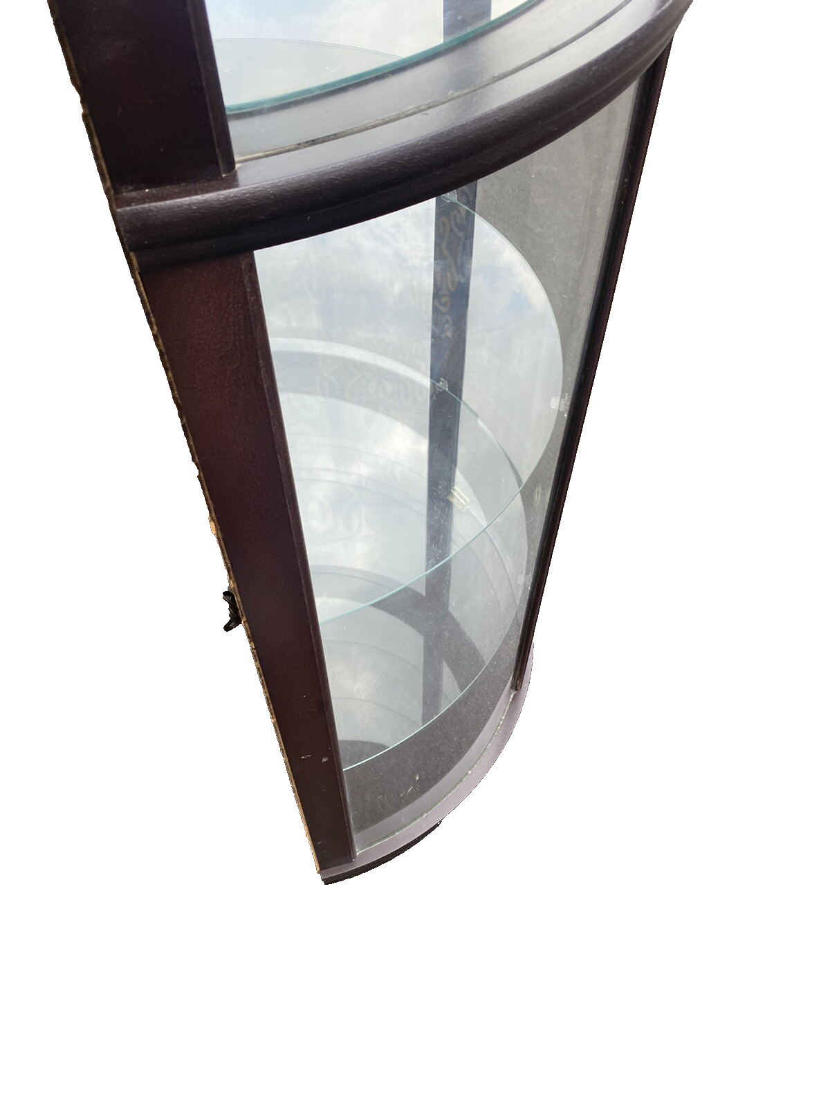 65442 PULASKI Bow Glass Curio China Cabinet