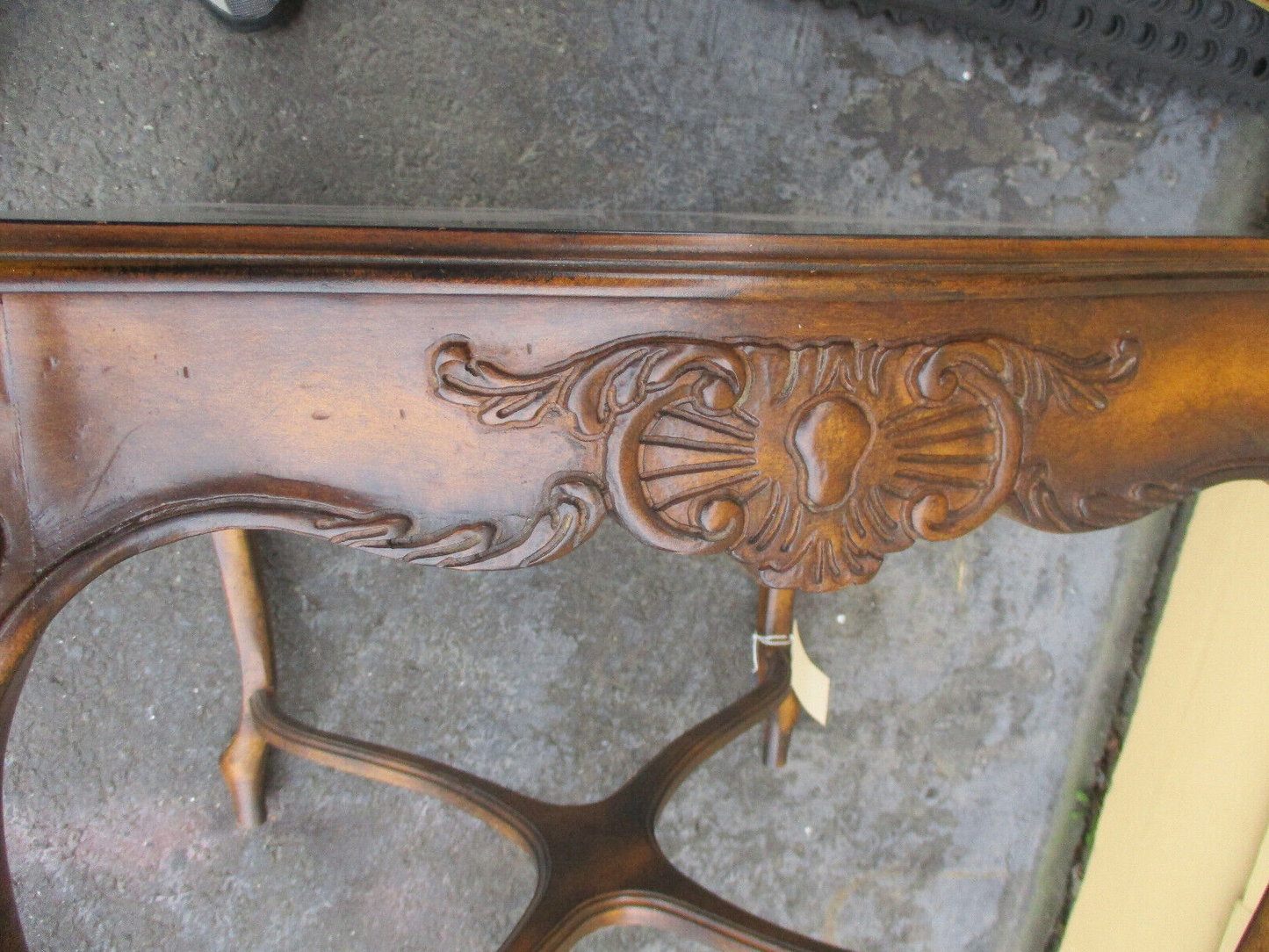 49346  Pair French Country Lamp Table Nightstand s