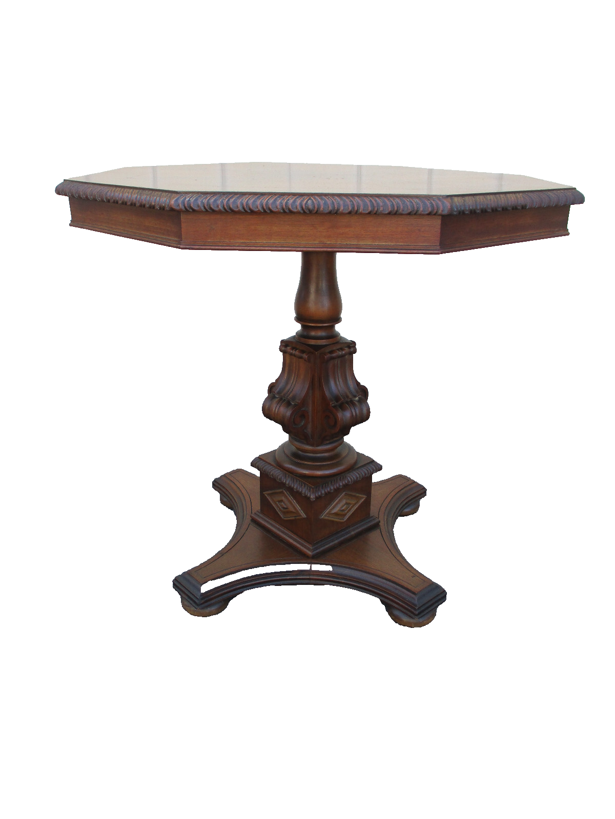 63354  Inlaid Walnut Lamp Table Nightstand Stand Imperial Grand Rapids Furniture