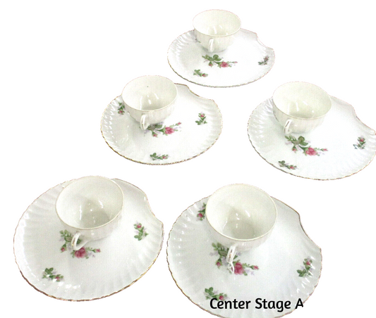 COL WW:  Lot of  Japan Dishes Dinnerware Set of 5 Cups with Plates