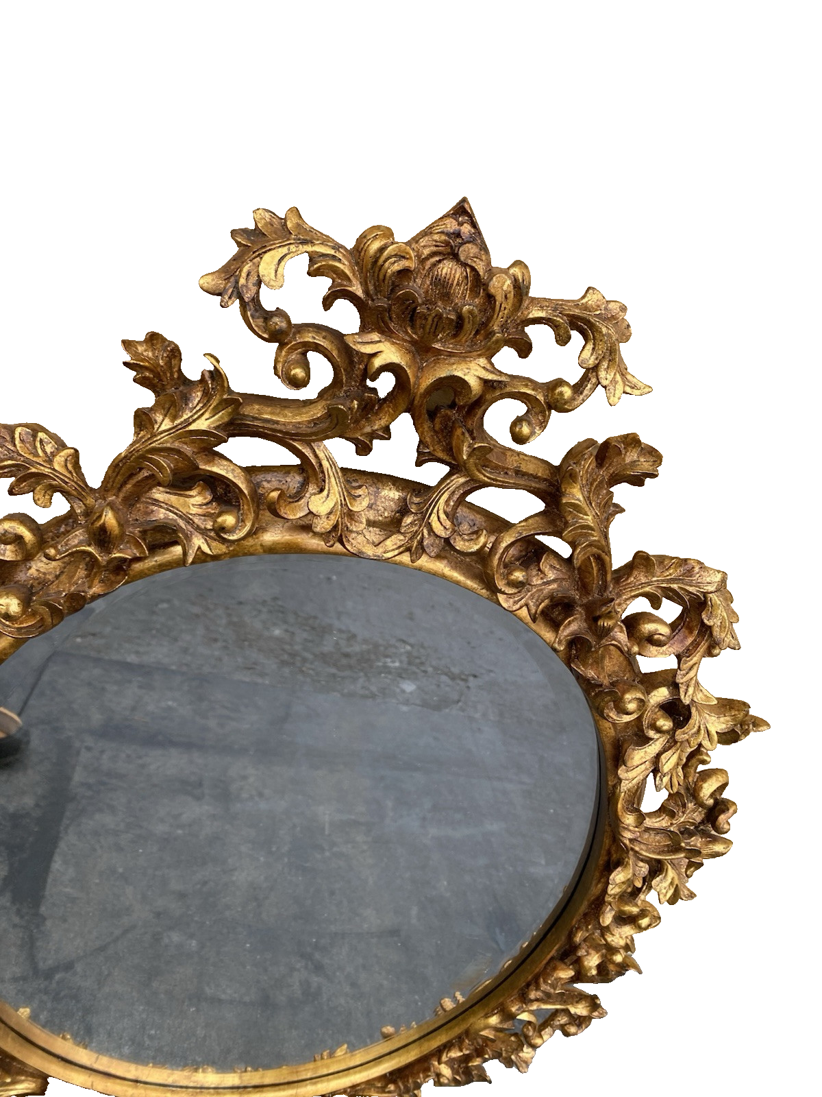 66437 Gold Beveled Decorator Mirror