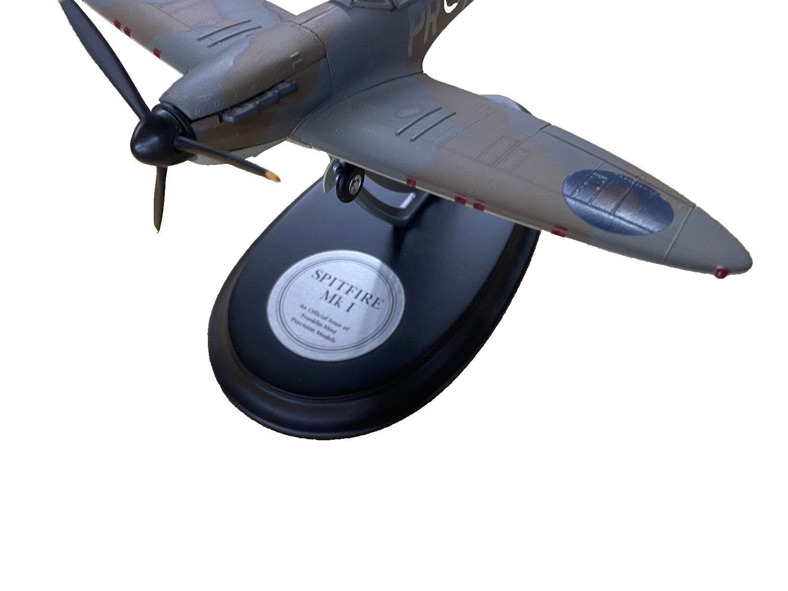 ES 1002 FRANKLIN MINT Spitfire MK I Airplane Plane