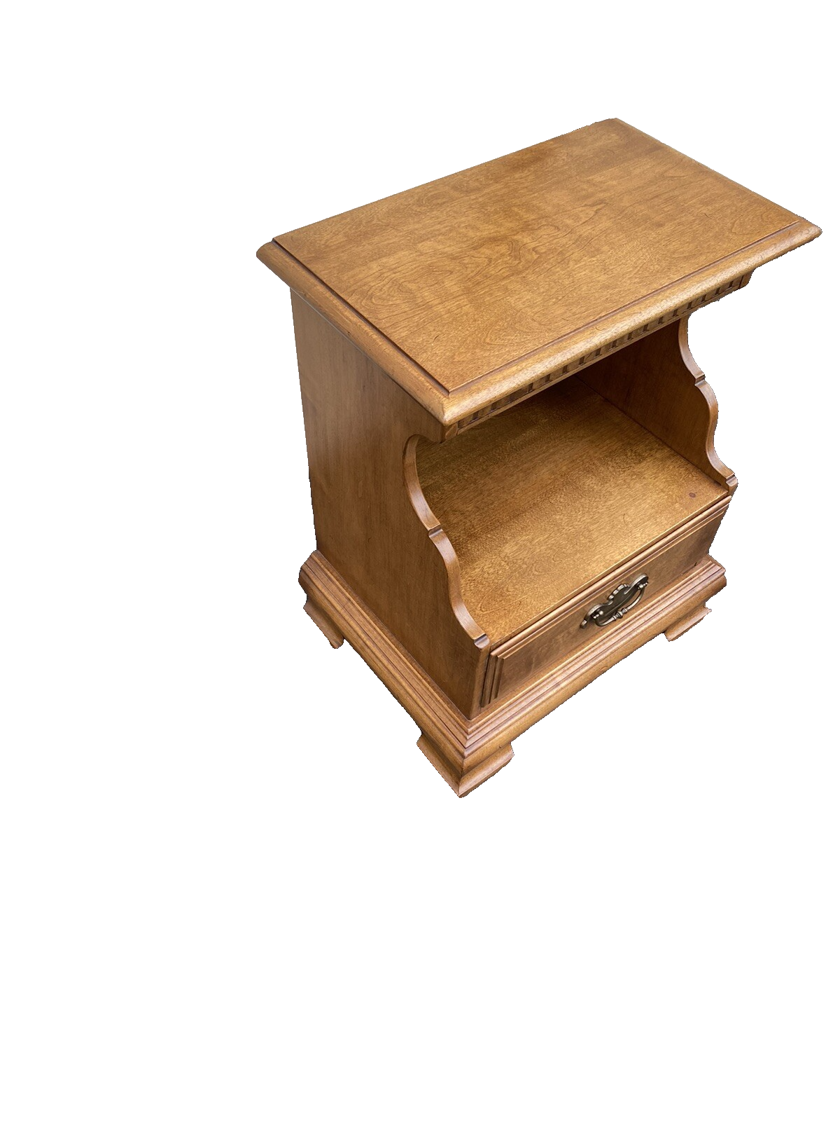 66327 ETHAN ALLEN Maple Nightstand End Table Stand