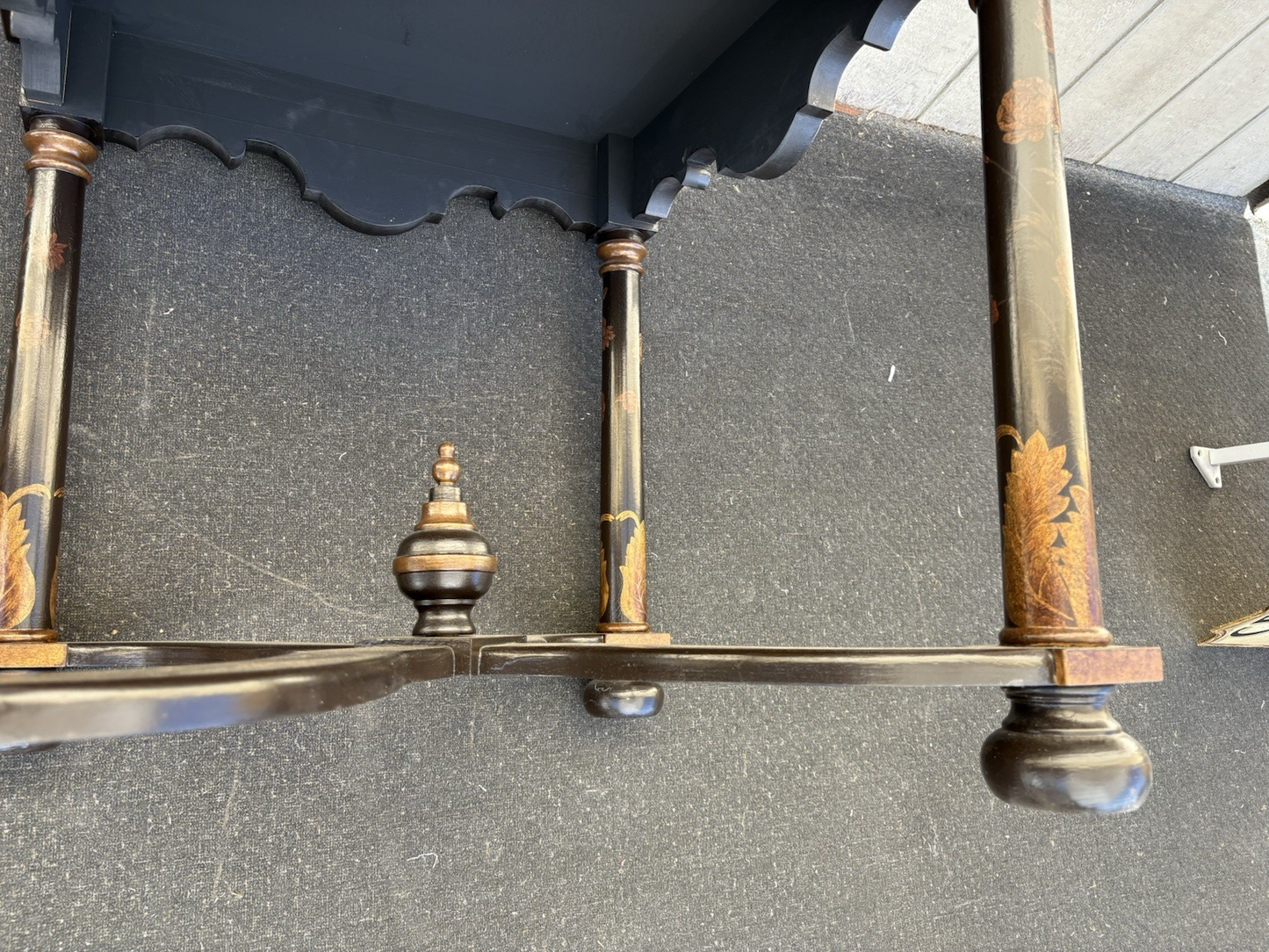 66704 Ebony Decorator Lamp Table Stand