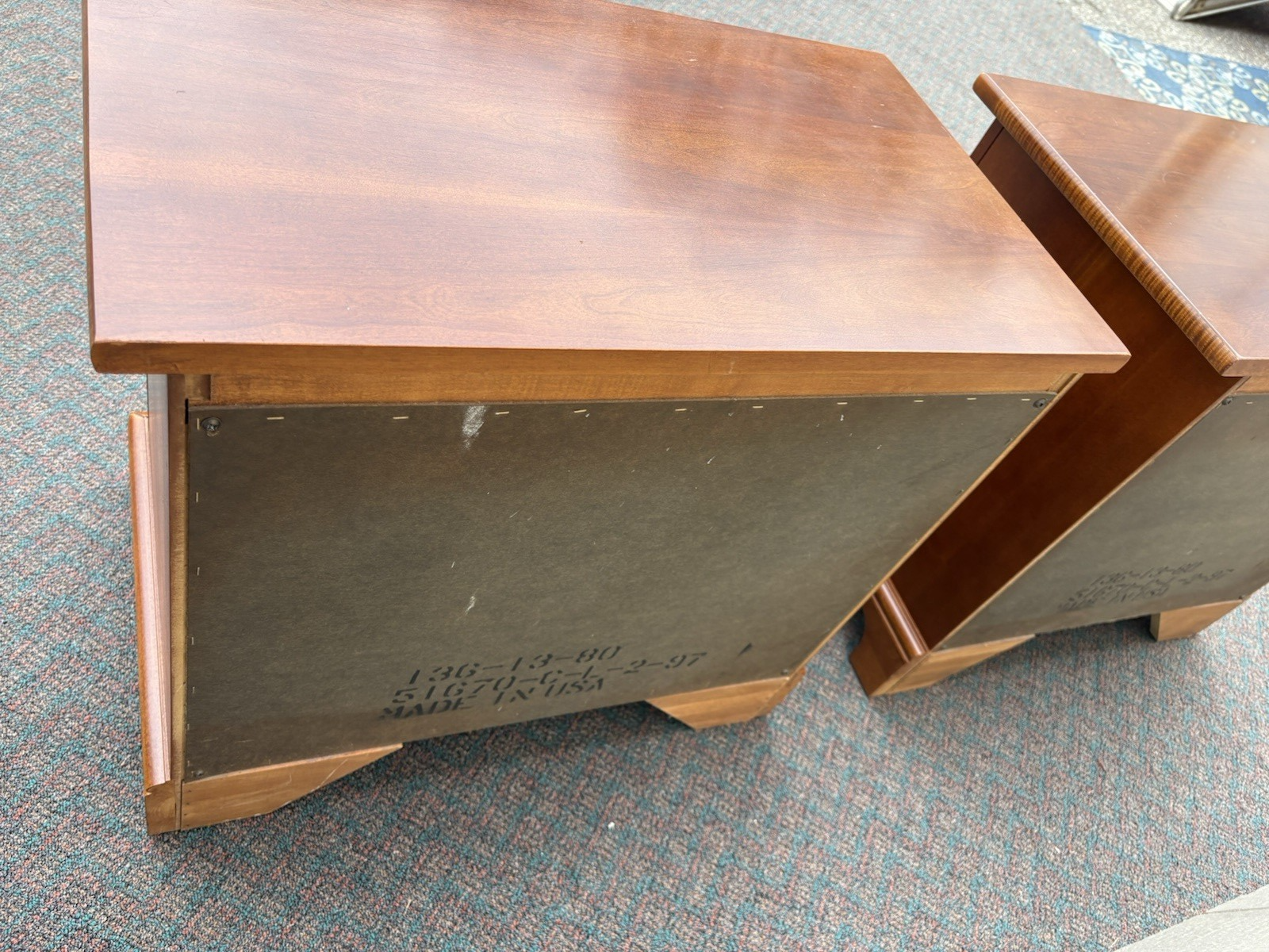 67190 Pair Stanley Furniture Cherry Nightstand End Table s