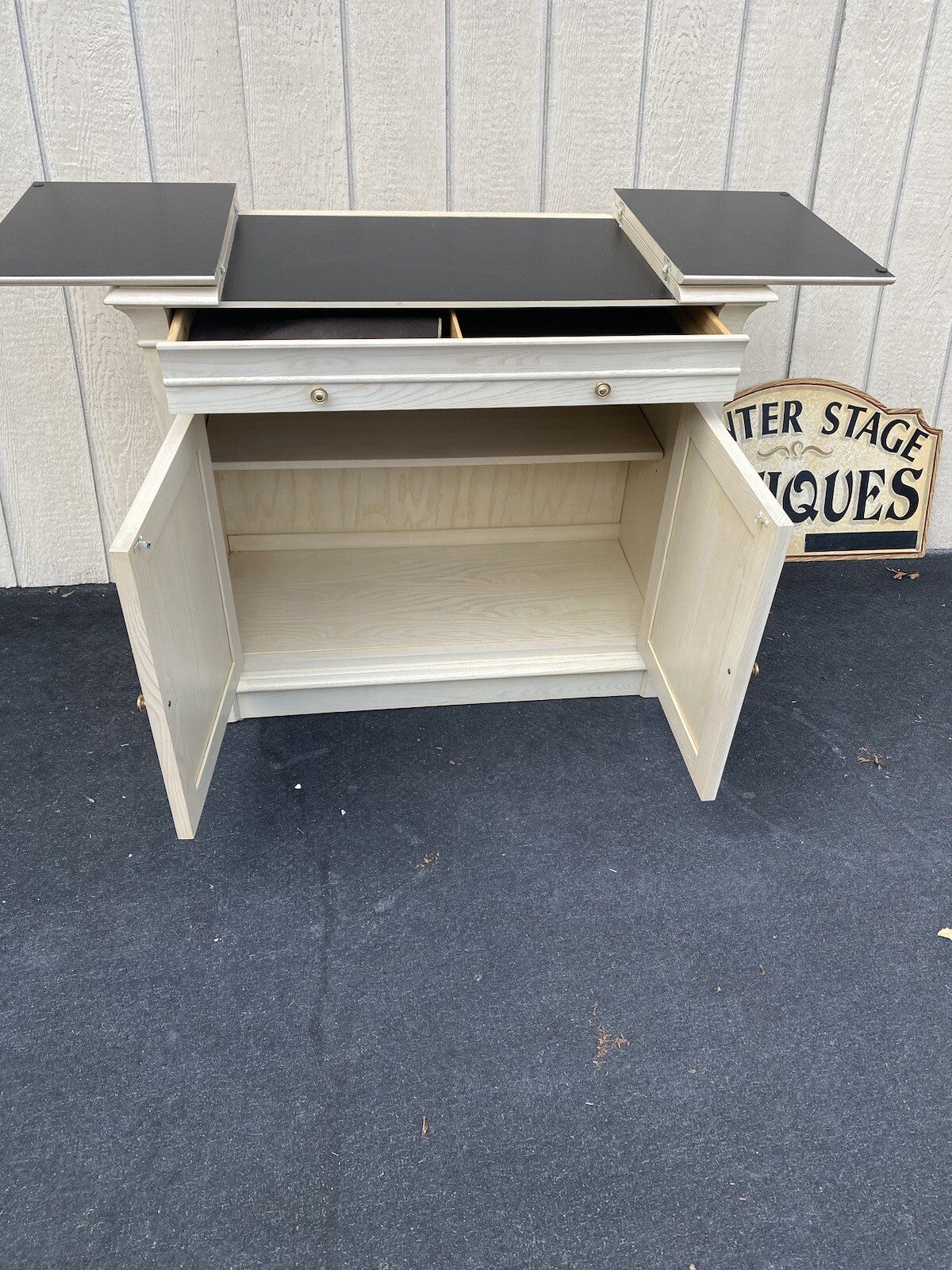 64685 ETHAN ALLEN Decorator Bar Cart Server Sideboard