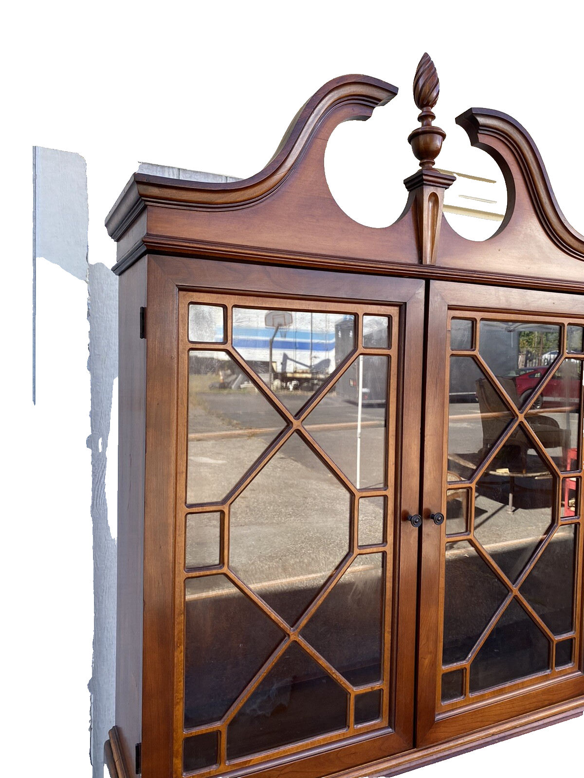 65929 MONITOR Furniture  Maple Secretary Desk w/ Bookcase Top